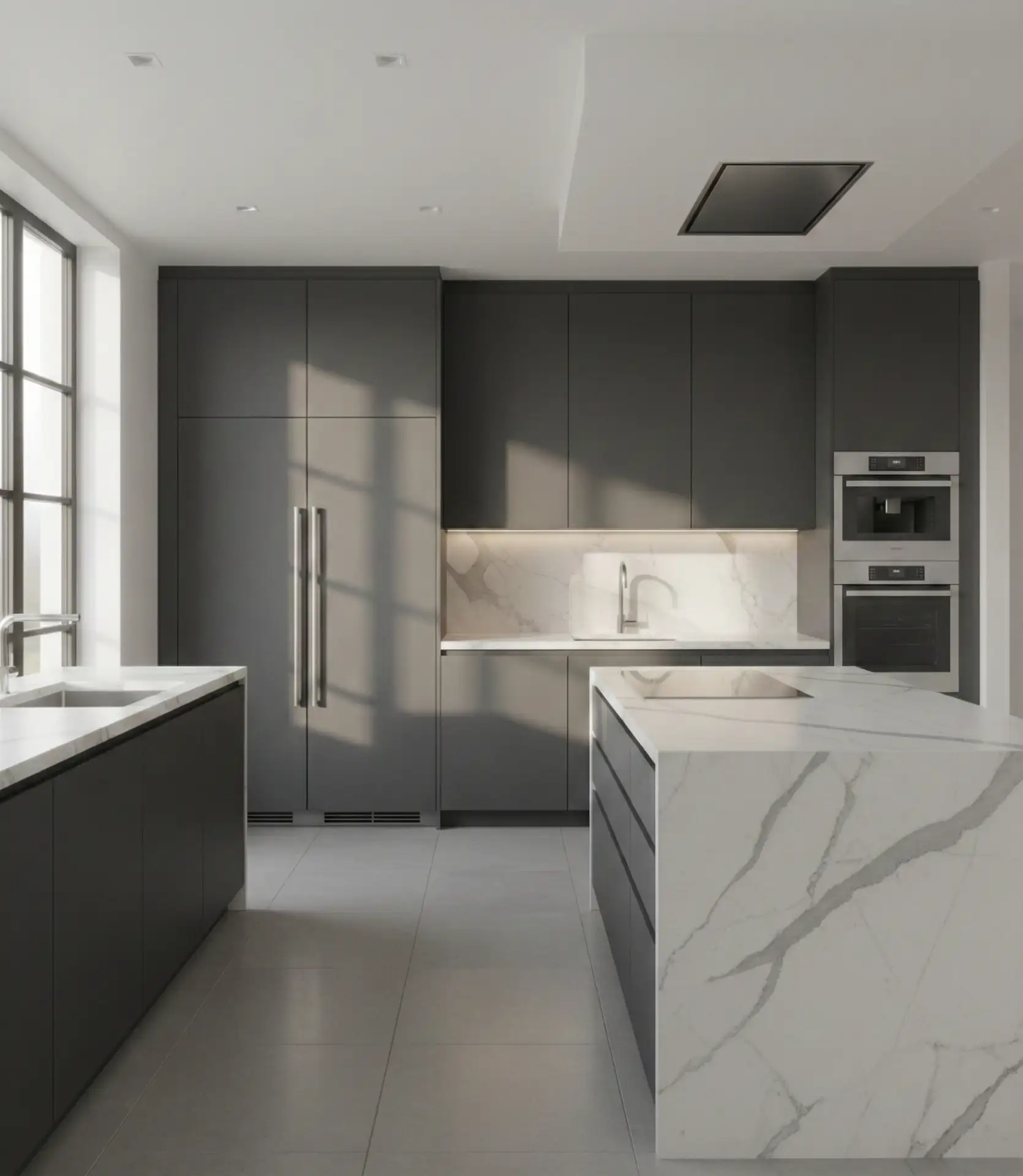 Charcoal Gray and Marble Scheme 1