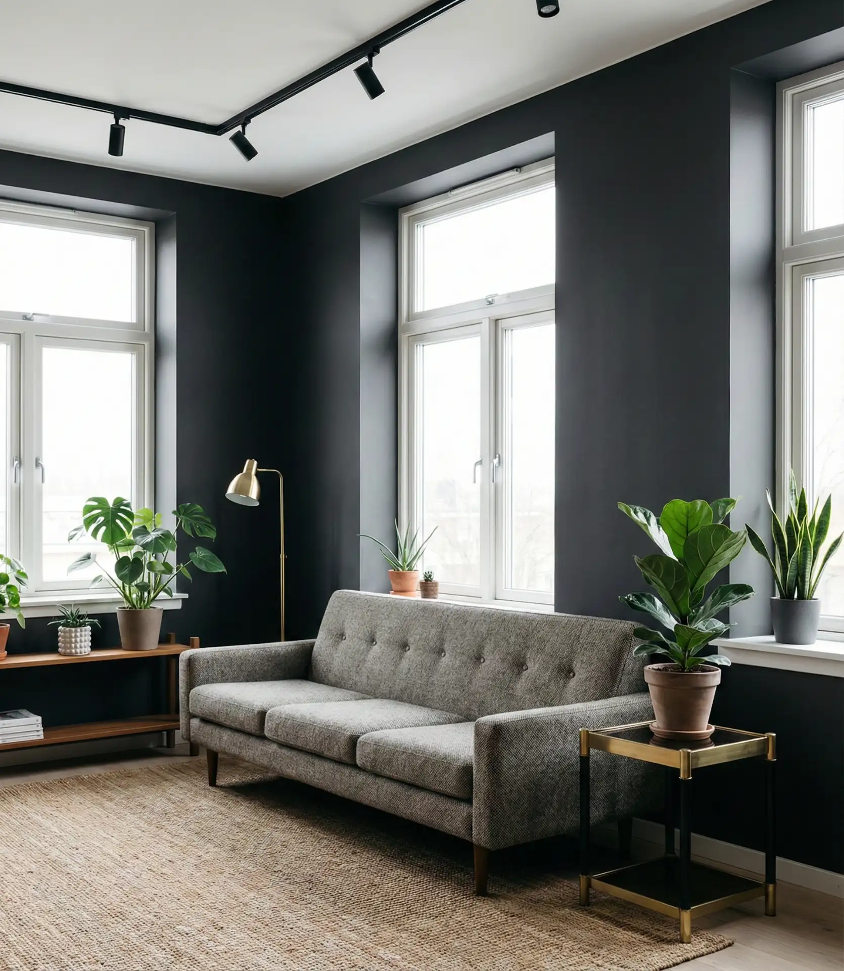 Charcoal Gray with White Trim 2