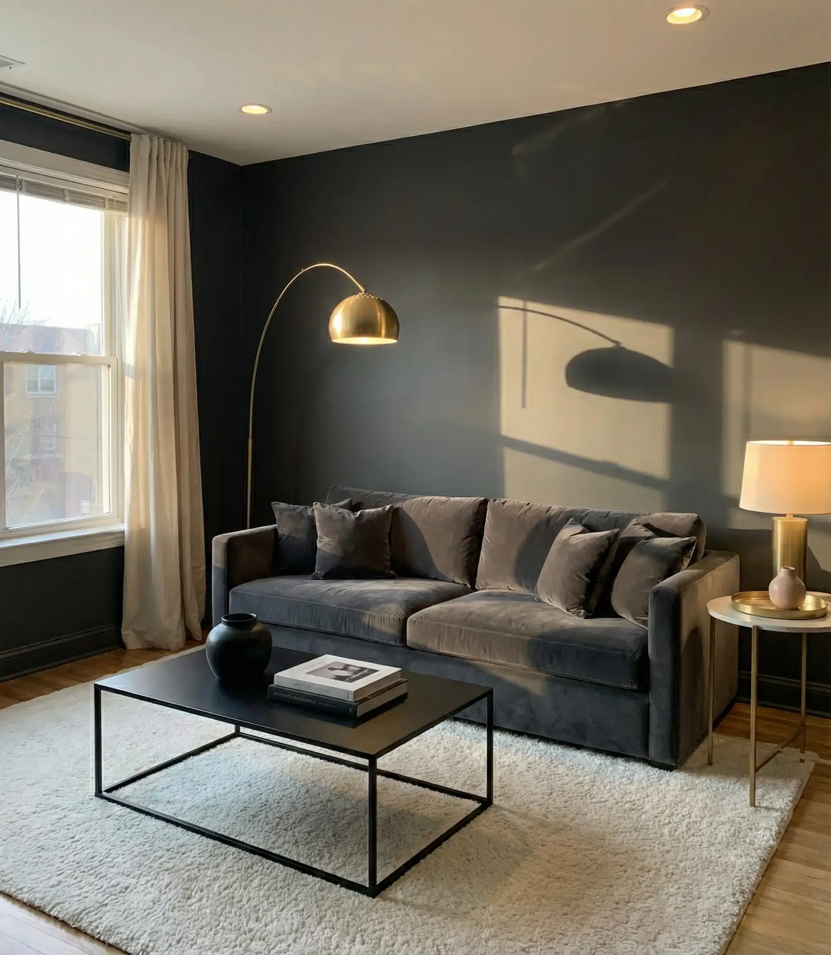 Charcoal Grey Moody Ambiance 1