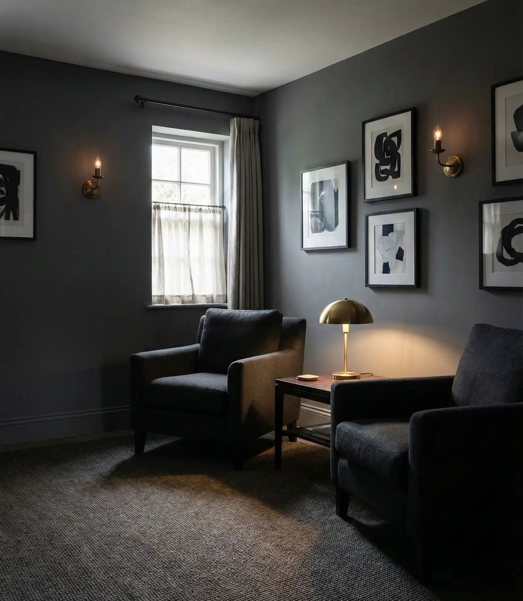 Charcoal Grey Moody Ambiance 2