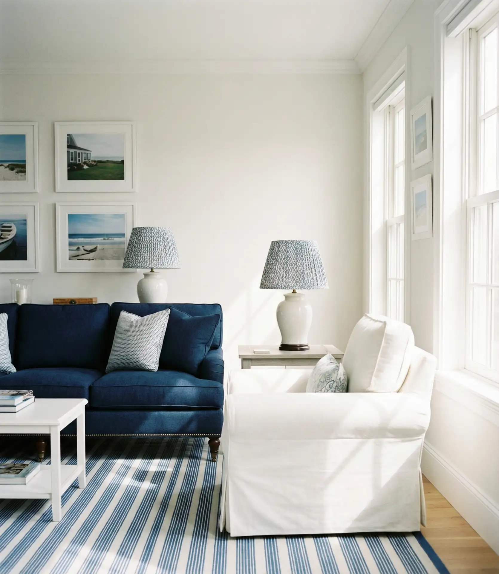 Classic Blue and White Timelessness 1