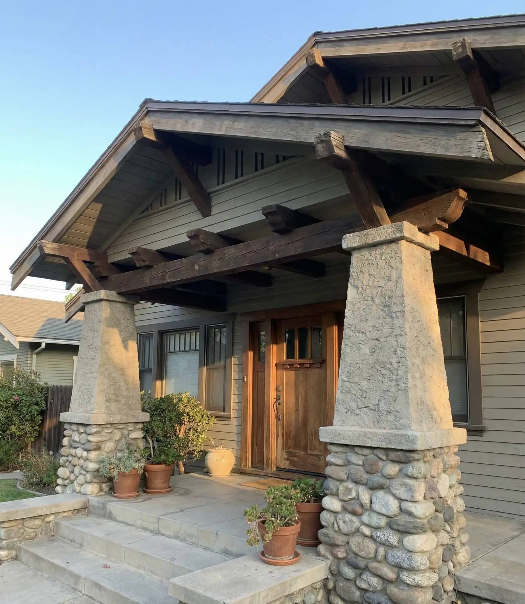 Classic Craftsman Revival with Tapered Columns 1