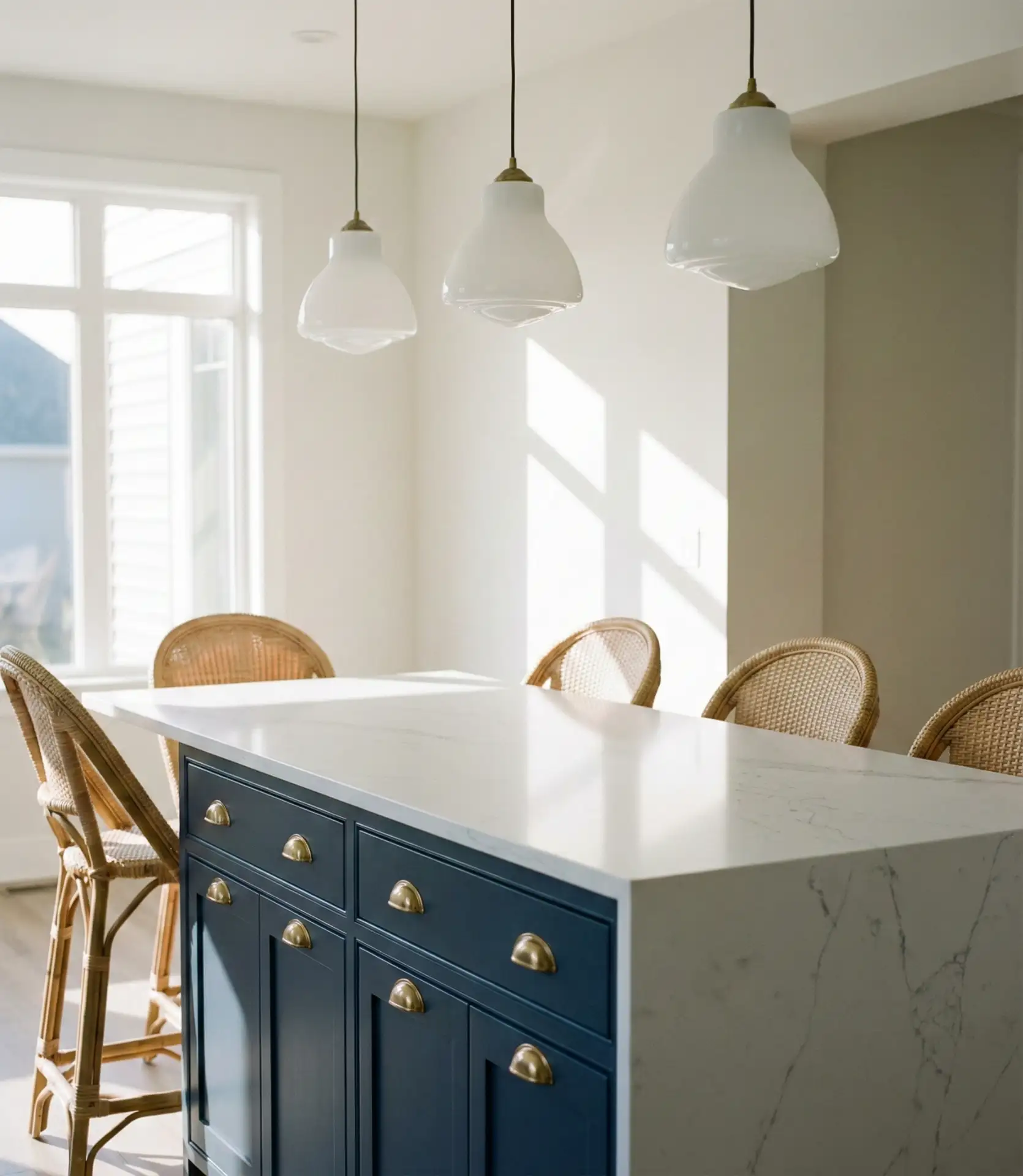 Classic White Quartz with Subtle Veining 1