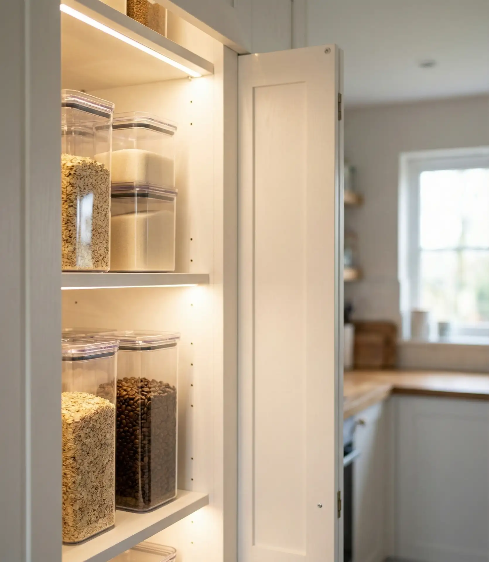 Clear Container Pantry Uniformity 1