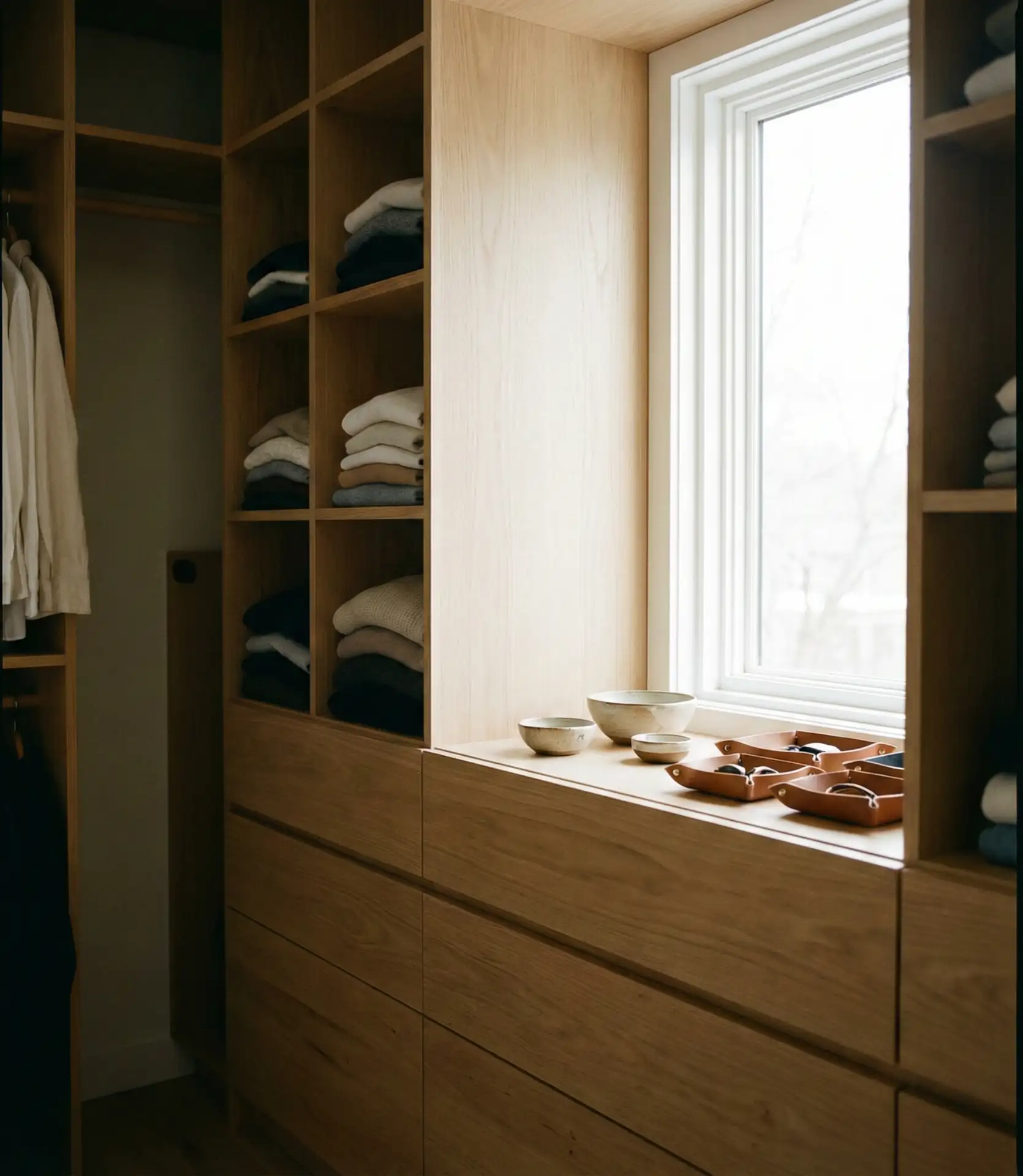 Closet System with Built-In Dresser 2