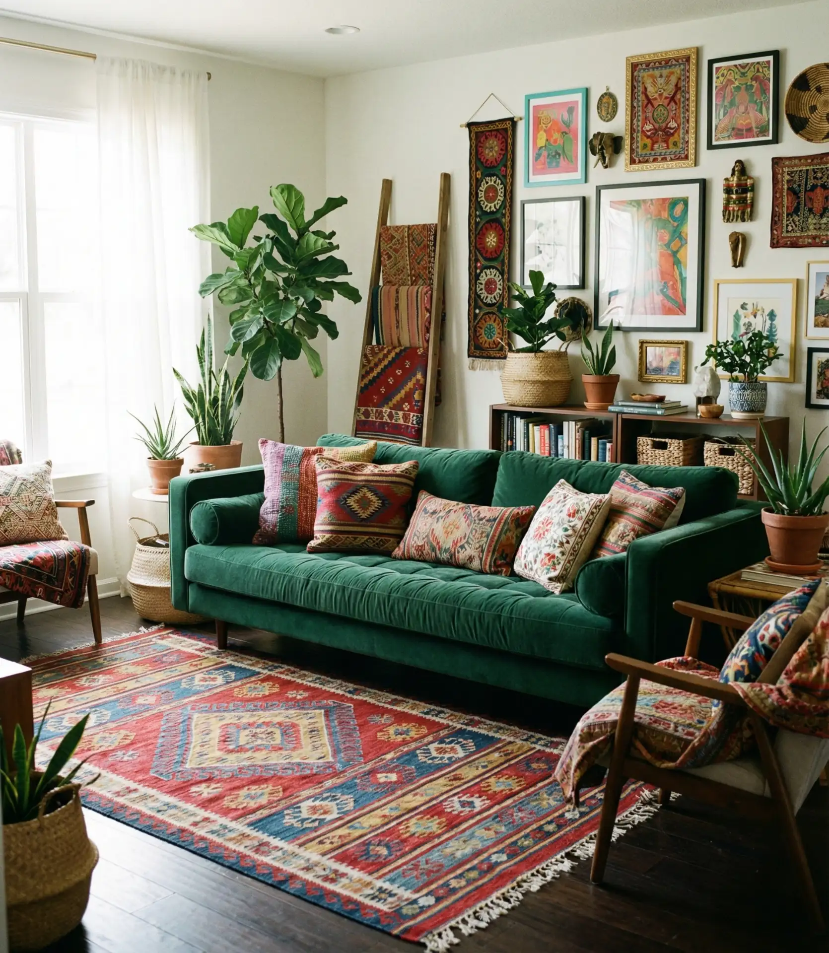 Colorful Eclectic Living Space 1
