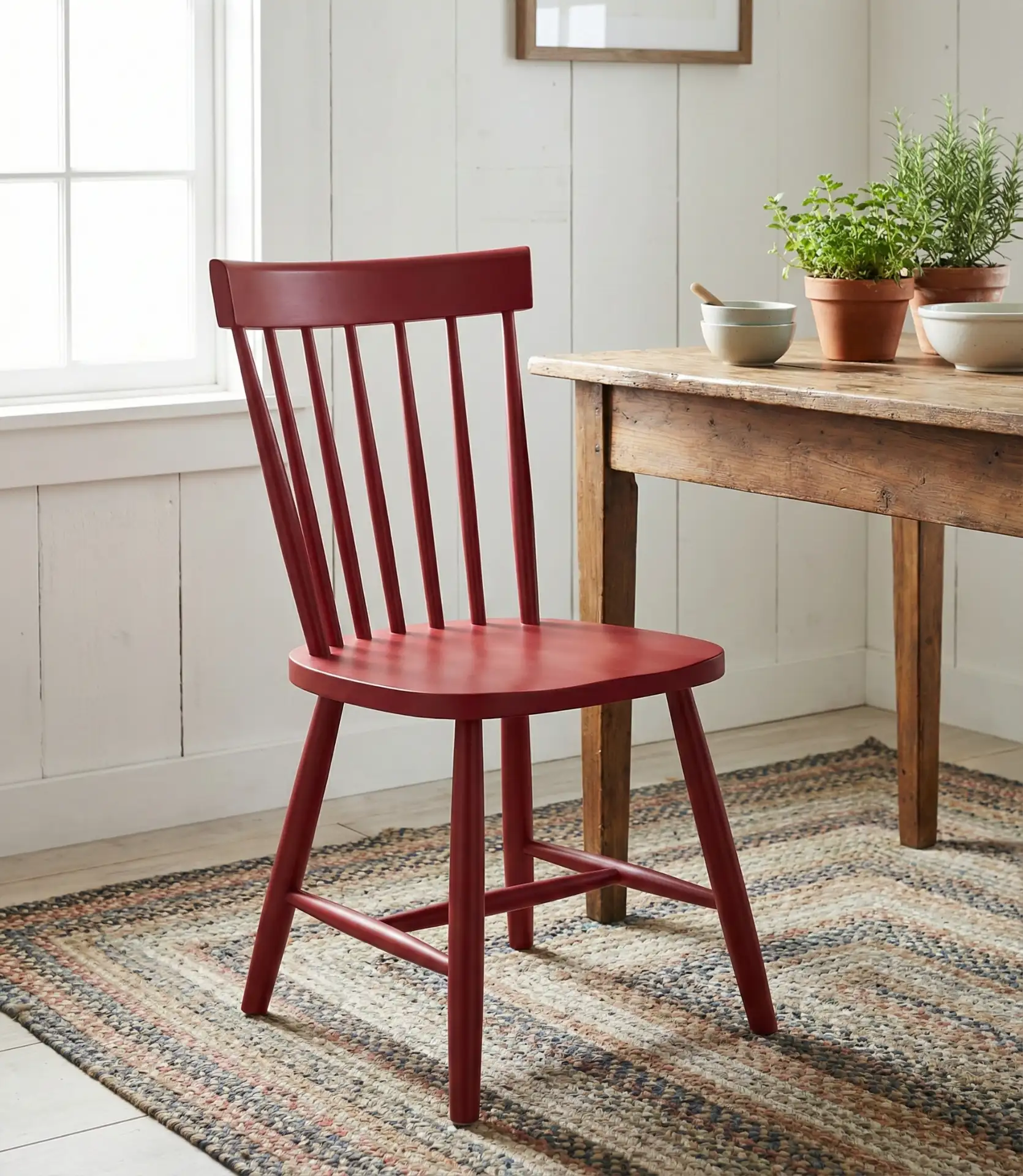 Colorful Painted Wood Chairs in Bold Hues 2