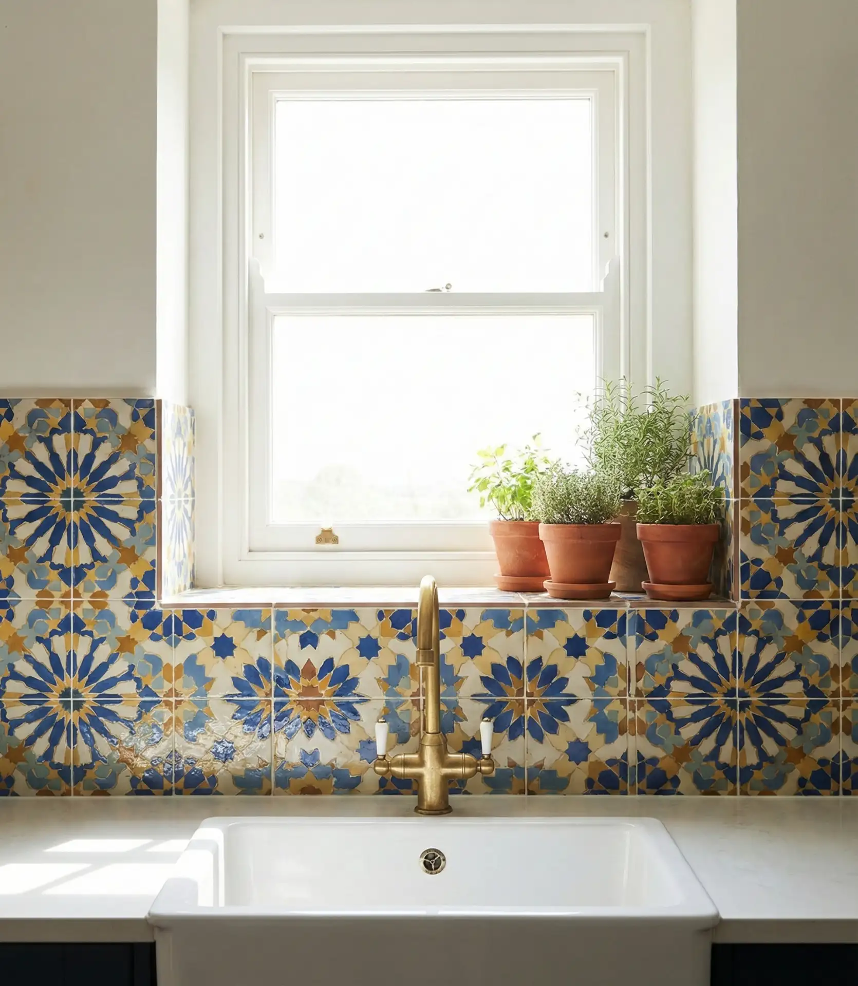 Colorful Tile Backsplash as the Focal Point 2