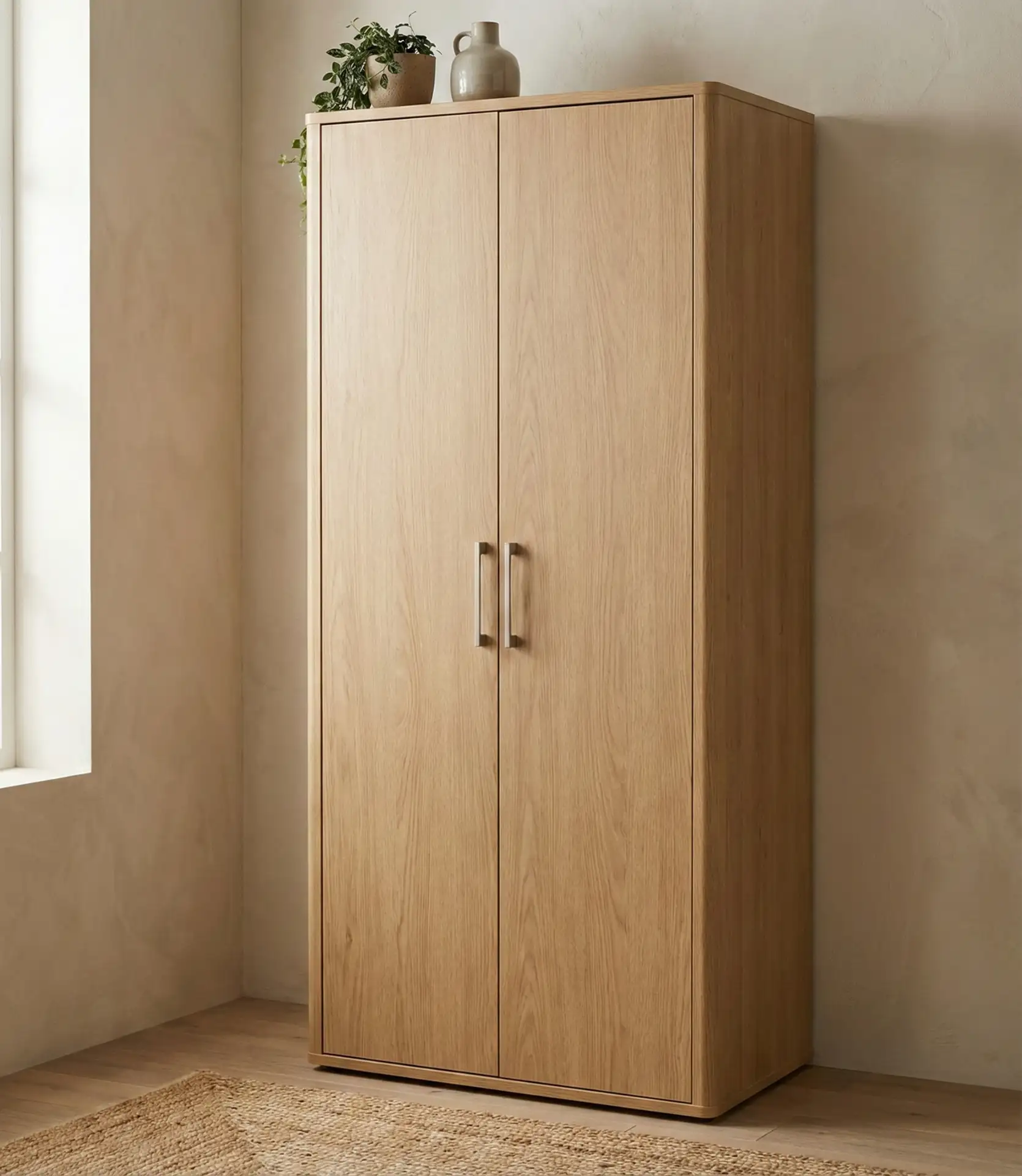 Compact Armoire for Vertical Clothing Storage 2