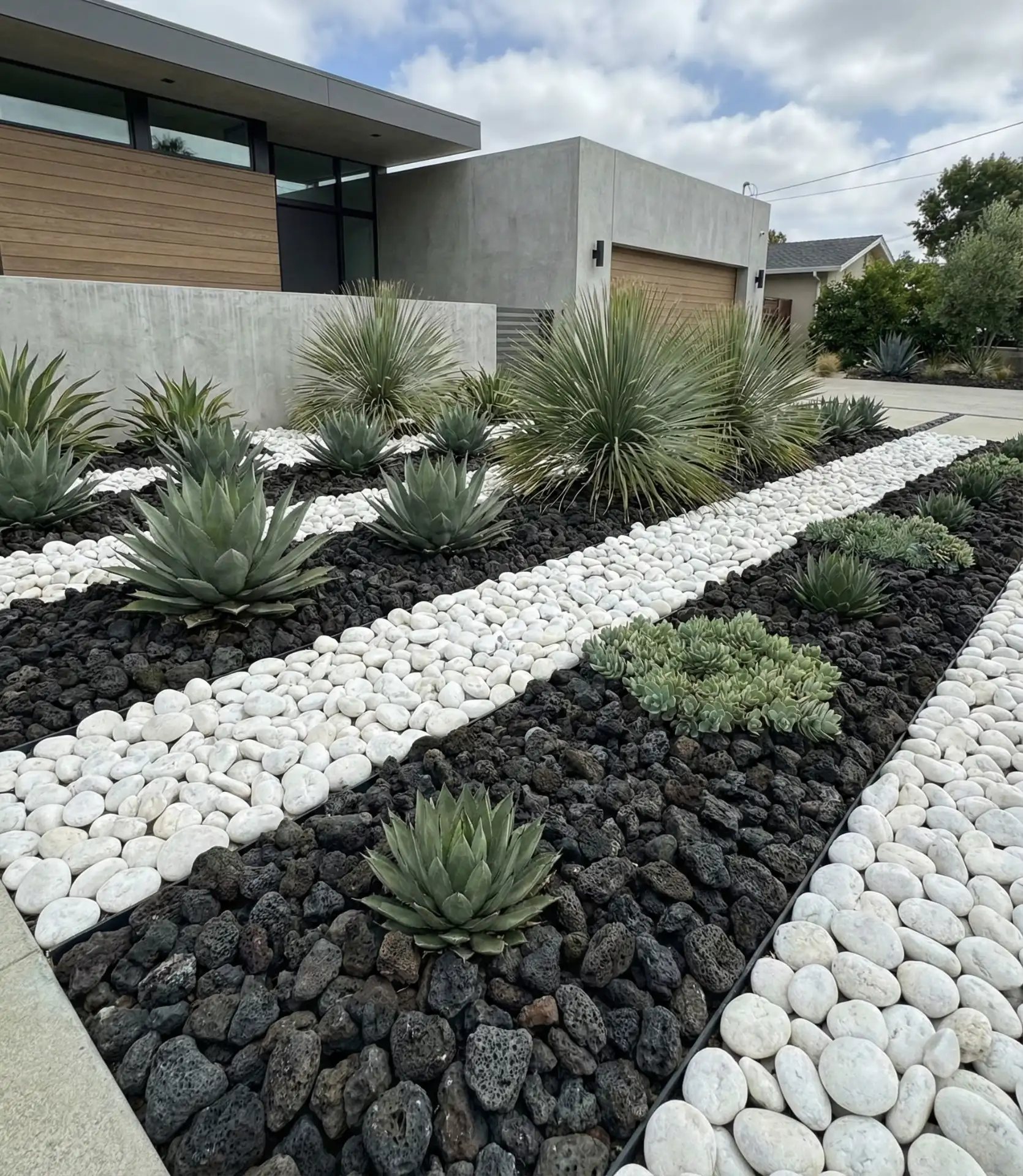 Contemporary Black and White Contrast Design 1