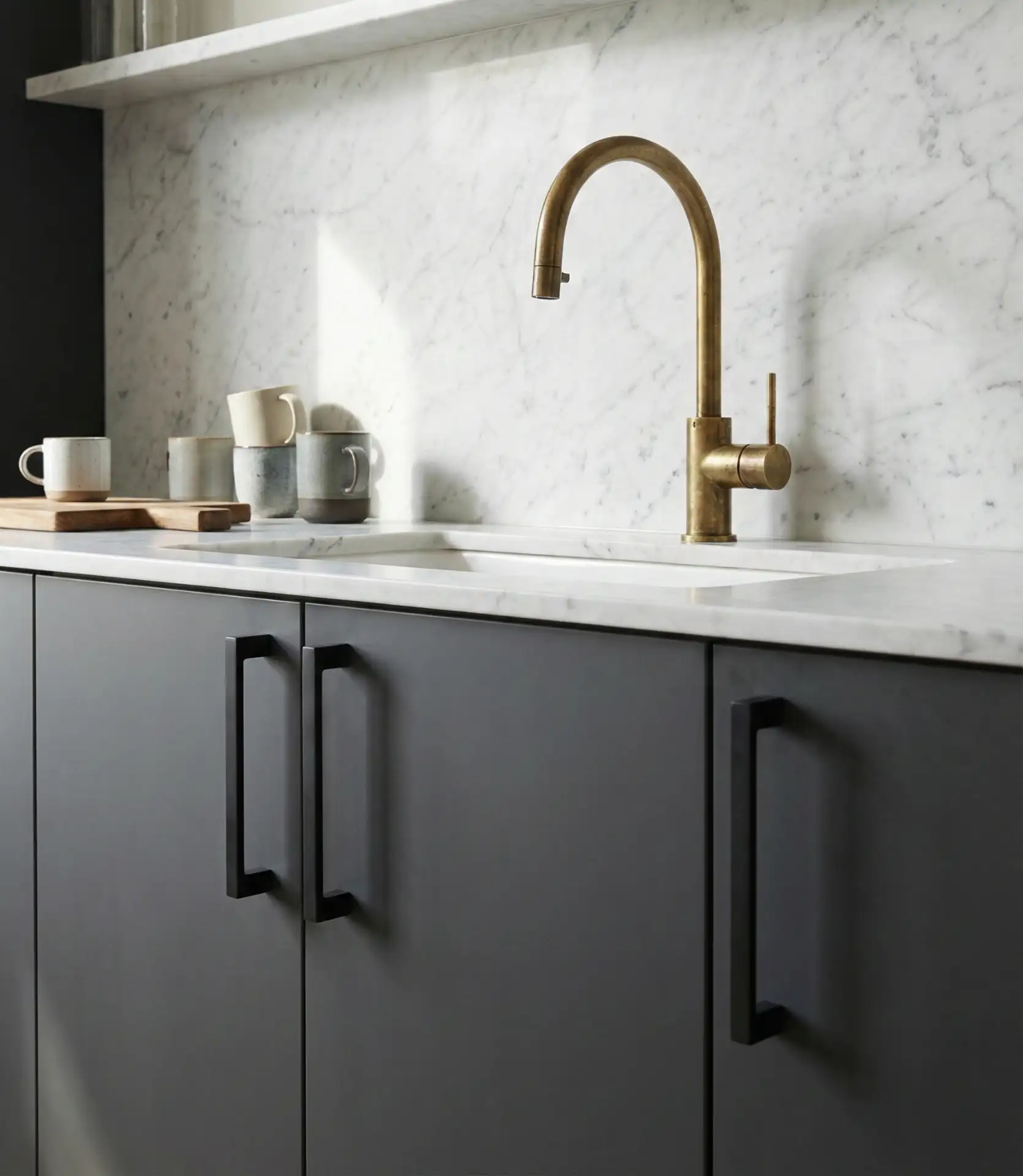 Contemporary Monochrome with Bold Hardware 2