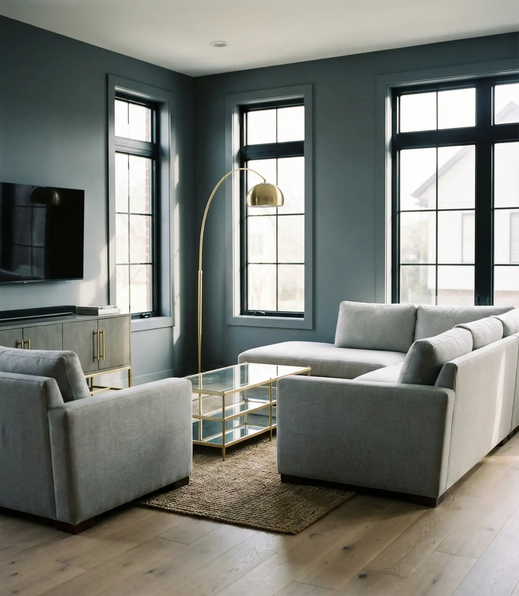 Cool Gray and Warm Brass 1