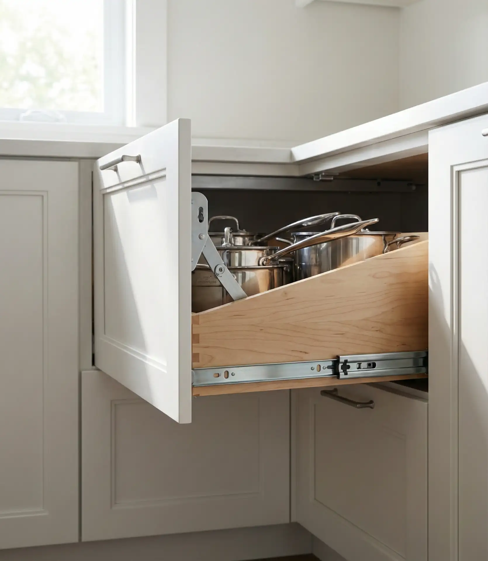 Corner Drawer Systems Replacing-Blind Cabinets 2