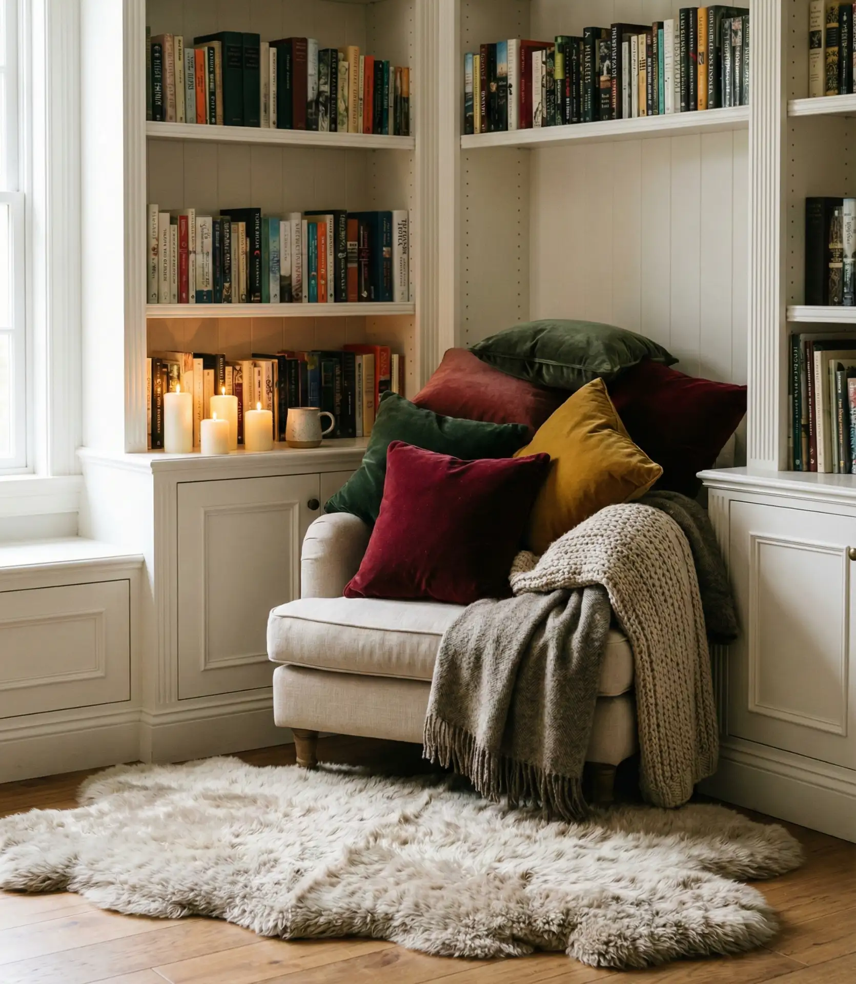 Cosy Reading Corner with Textiles 1
