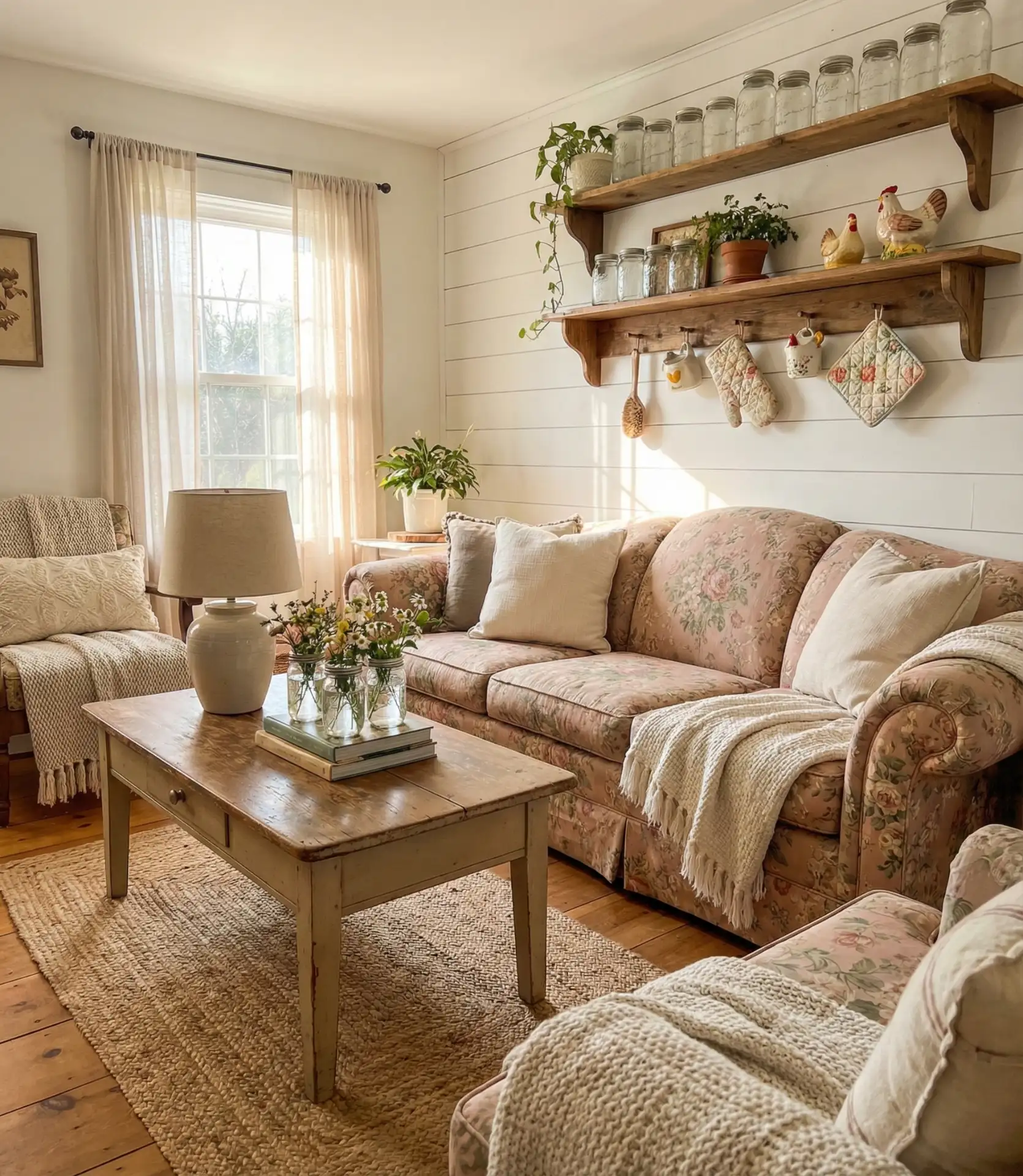 Cottage Living Room Design Inspired by Sims 4 1