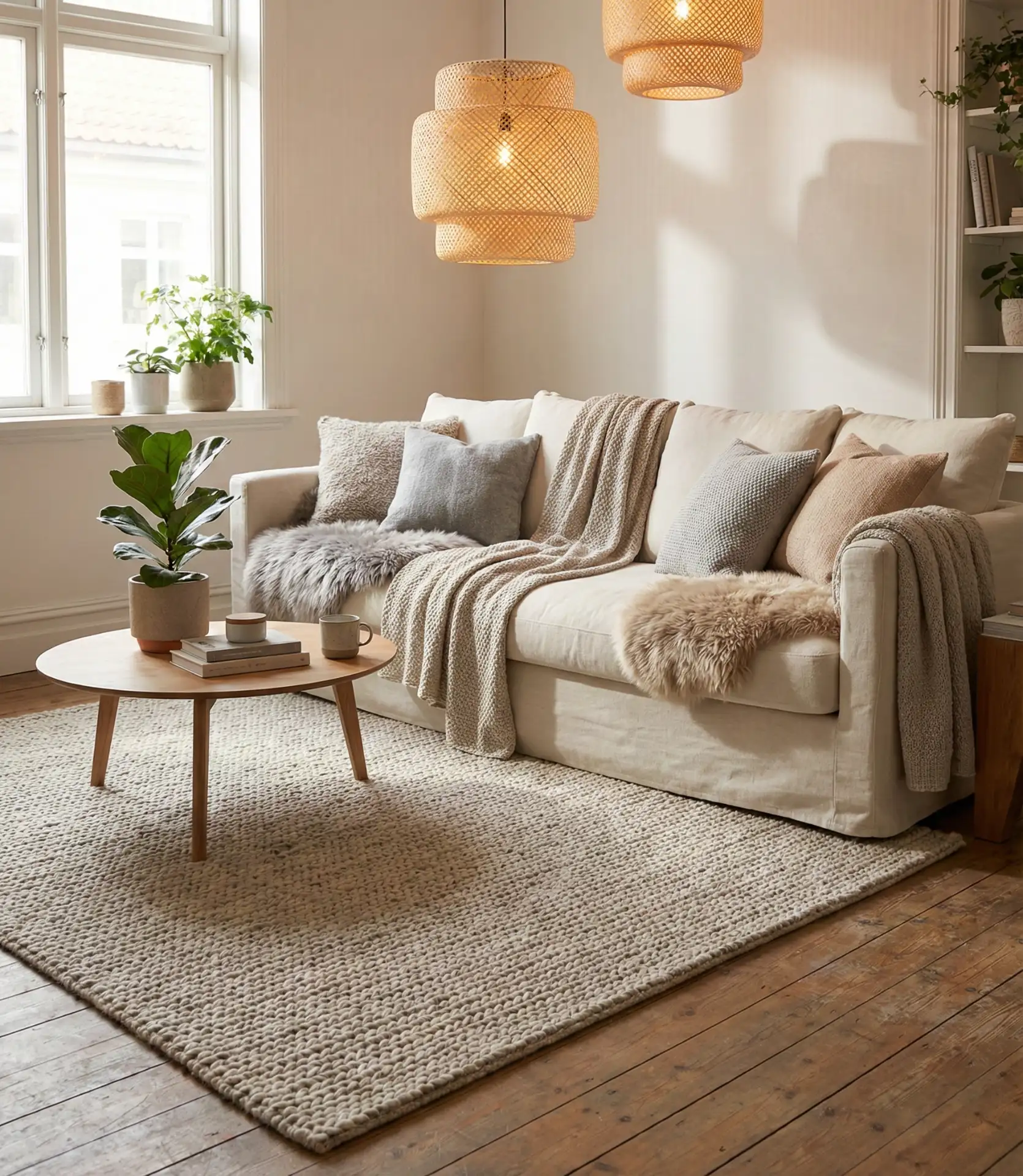 Cozy Modern Aesthetic with Hygge-Inspired Textiles 1