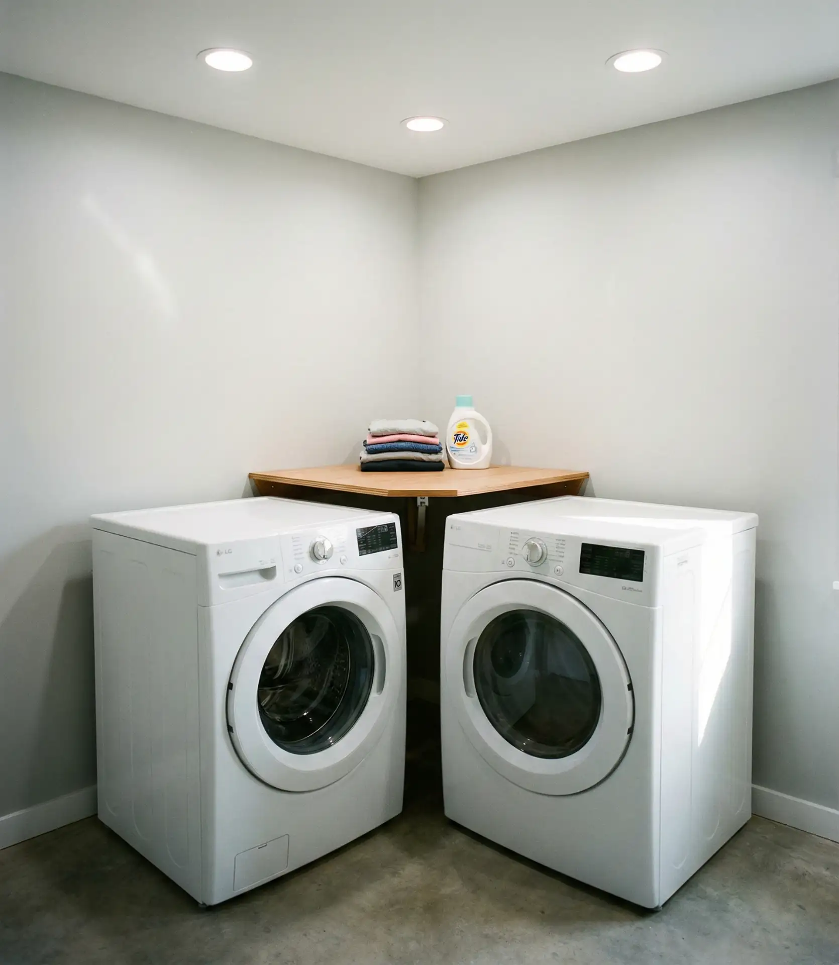 Creative Corner Laundry with Angled Layout 1