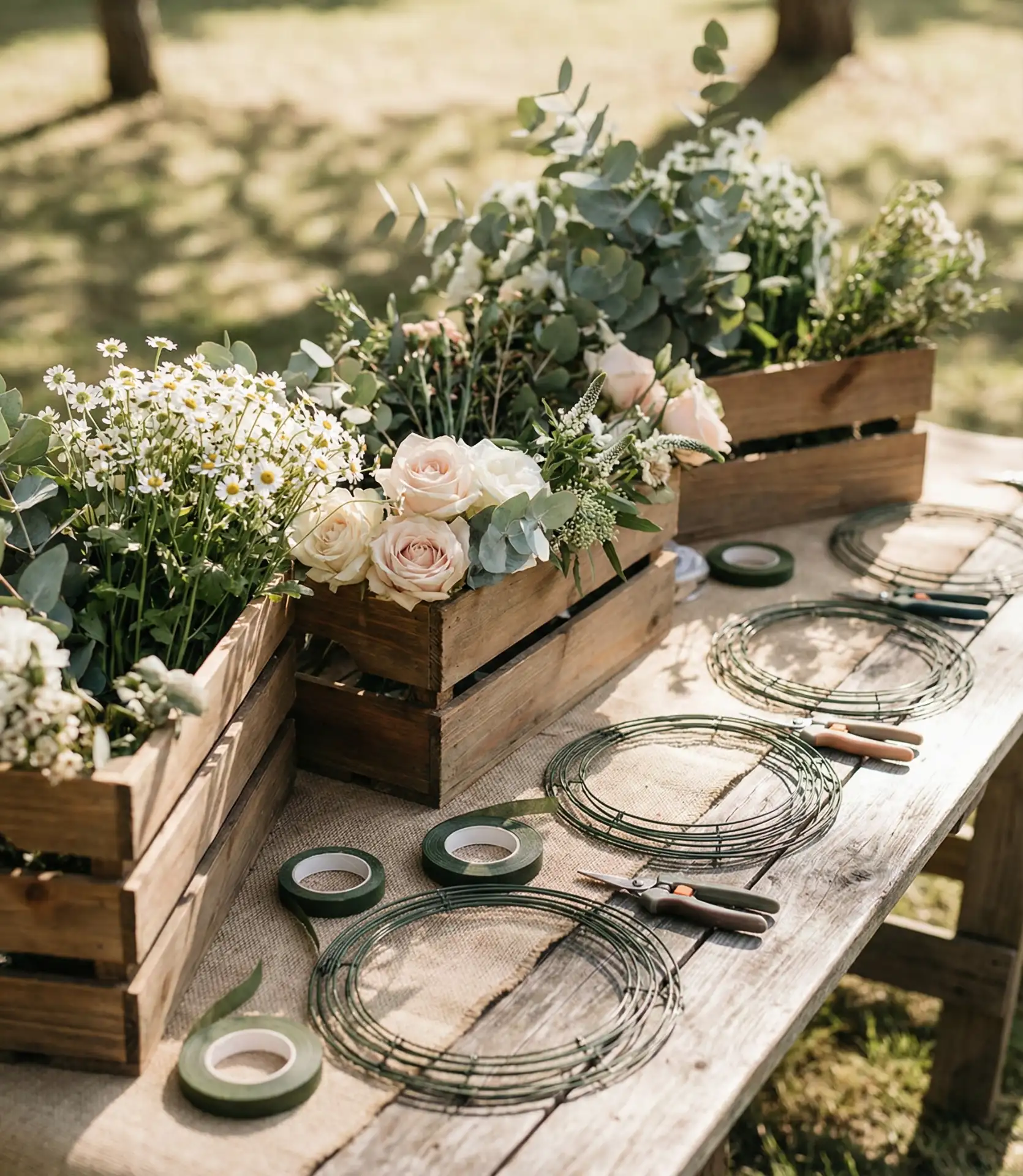 DIY Flower Crown Station 2