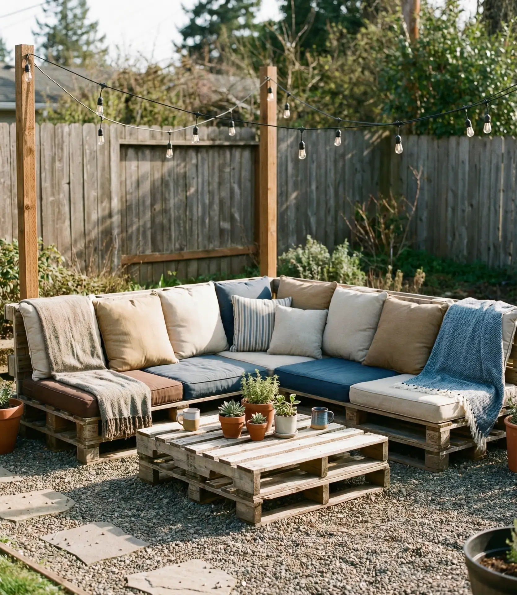 DIY Pallet Furniture Lounge 2