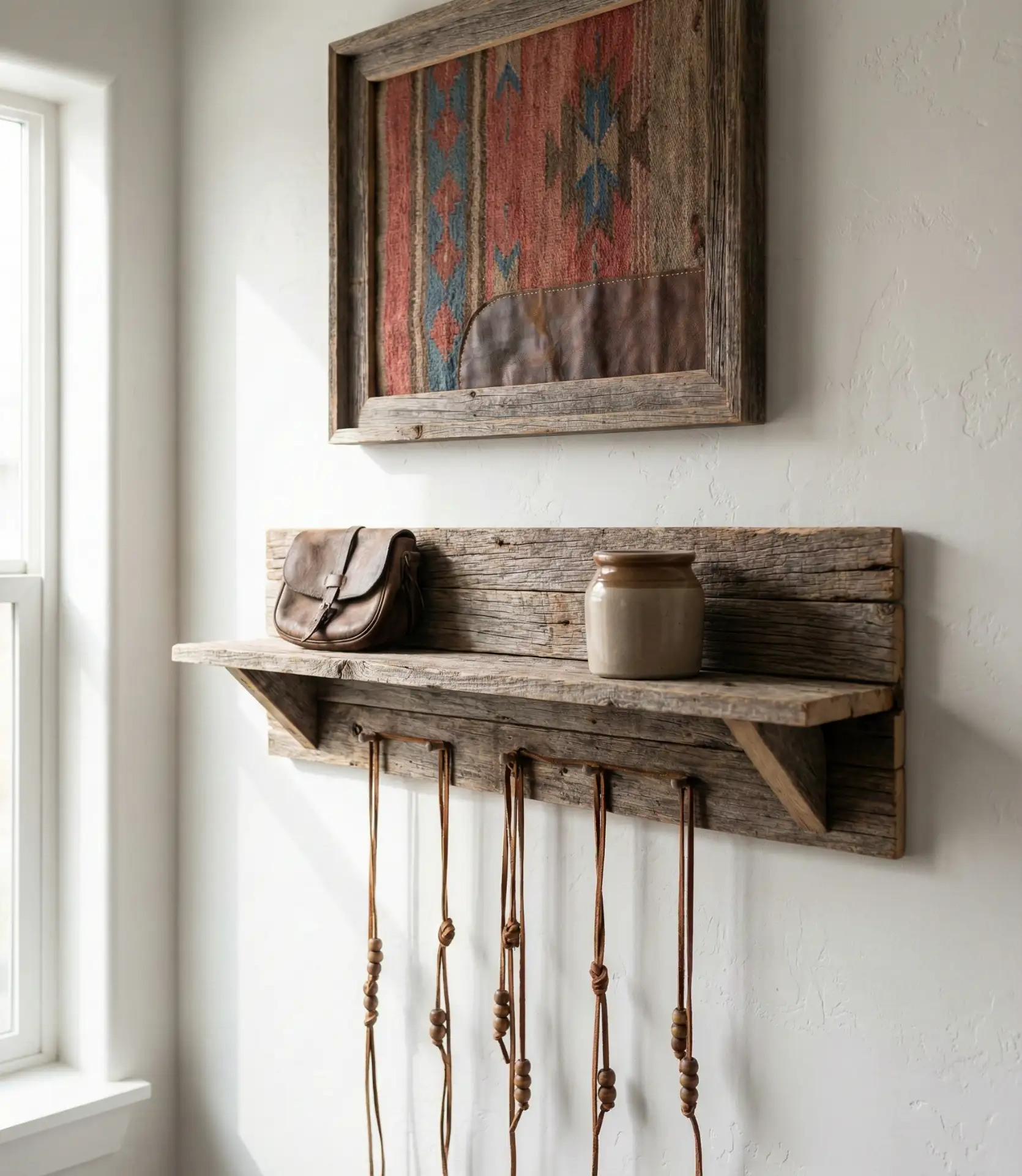 DIY Western Wall Art with Reclaimed Materials 1