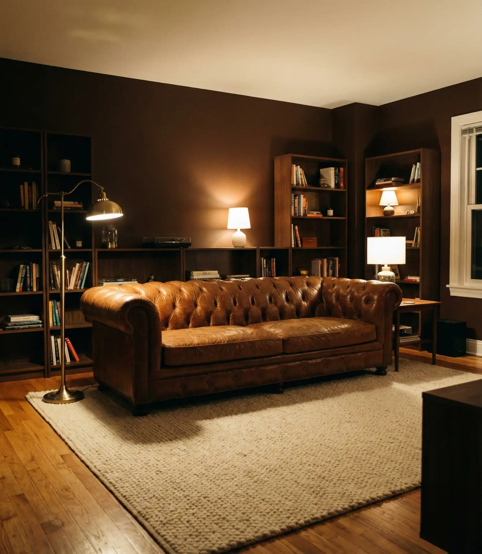 Dark Brown Cocoon Spaces 1