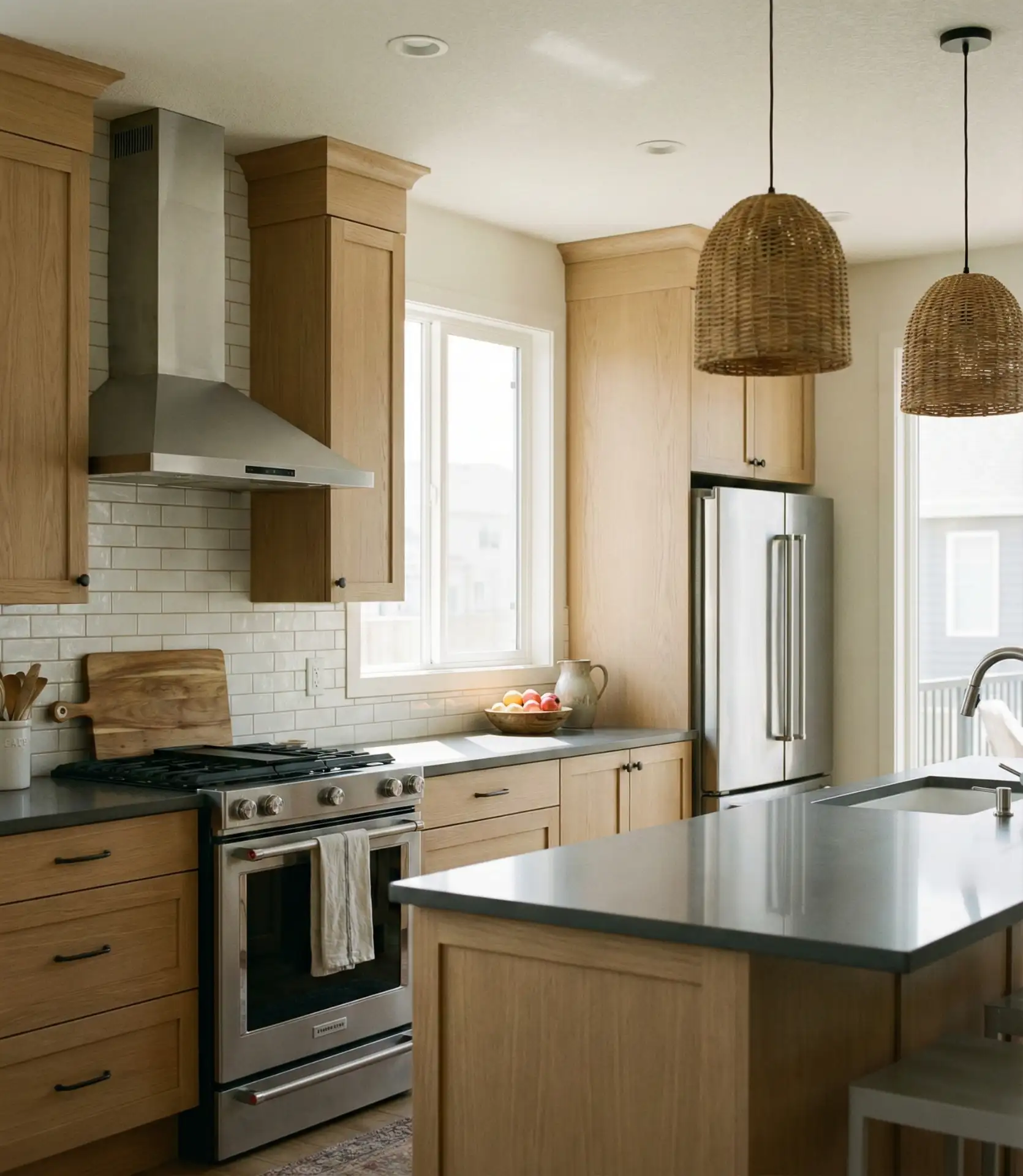 Dark Counters with Warm Oak 1