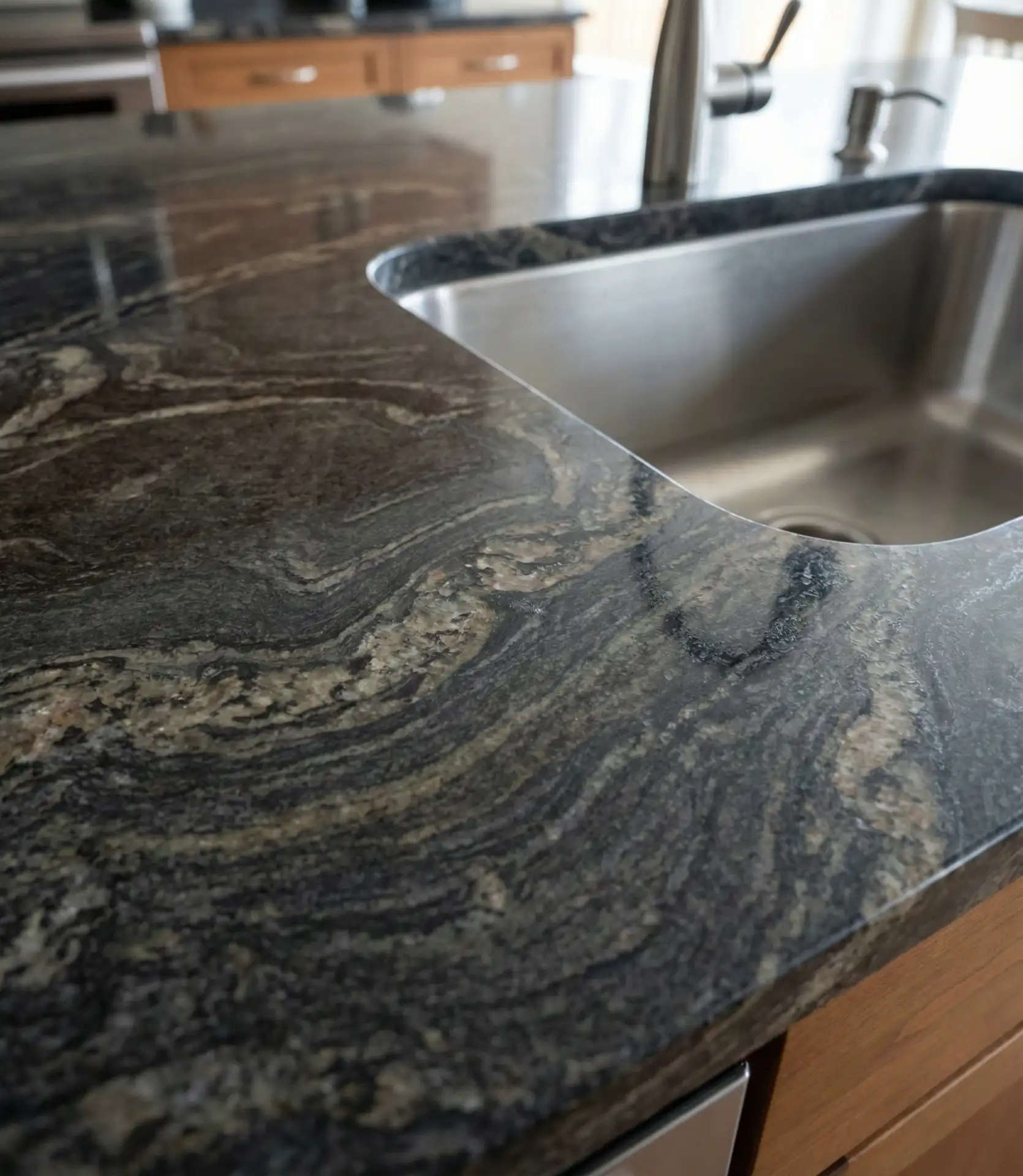 Dark Granite with Flecked Detail 2
