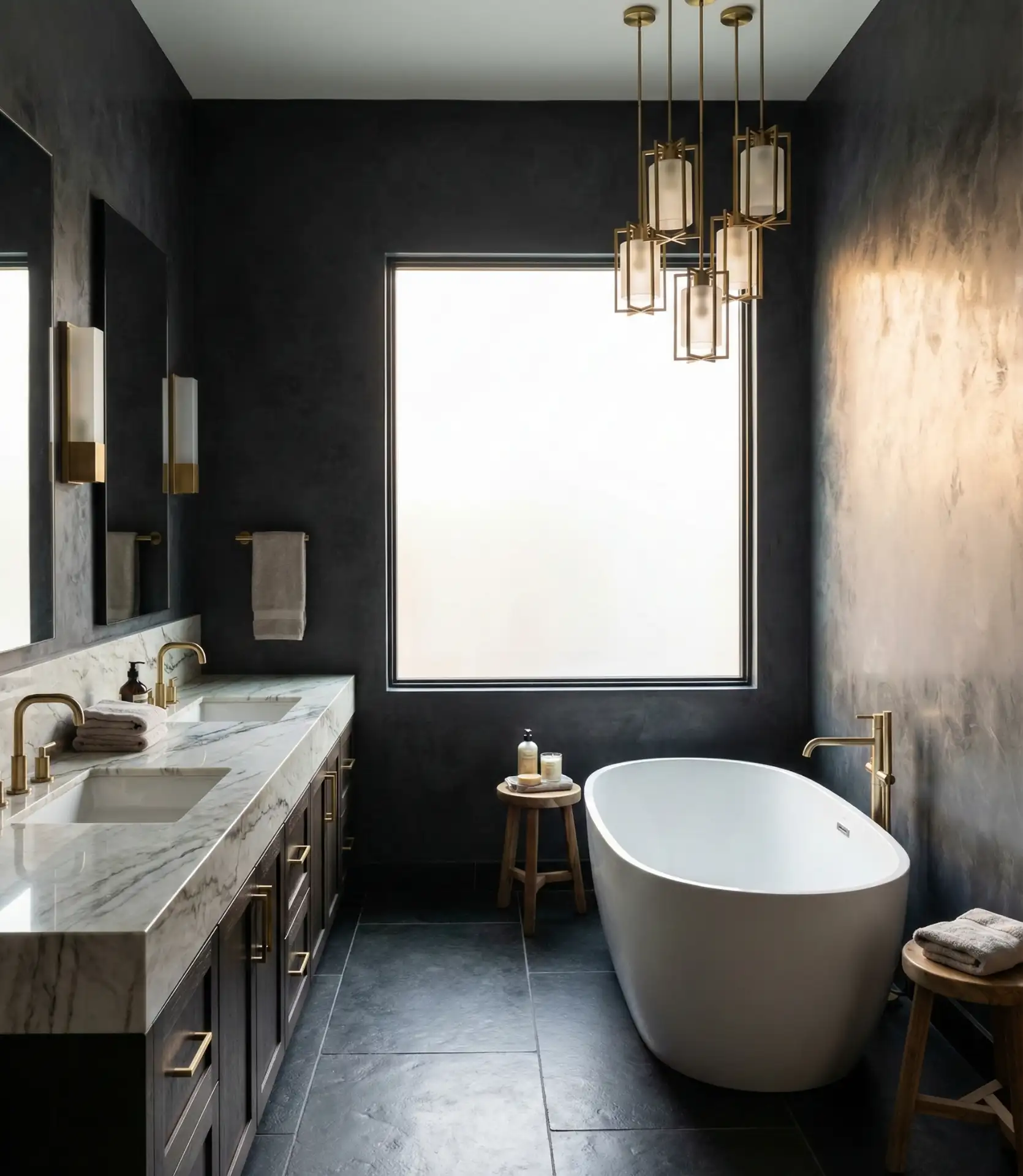 Dark Moody Plaster Walls 2