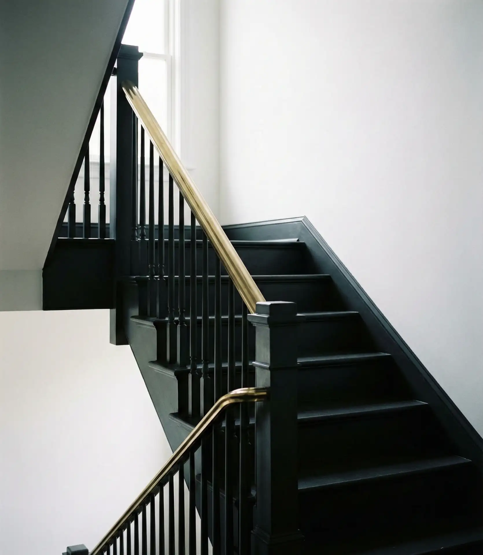 Dark Painted Staircase for Drama 1