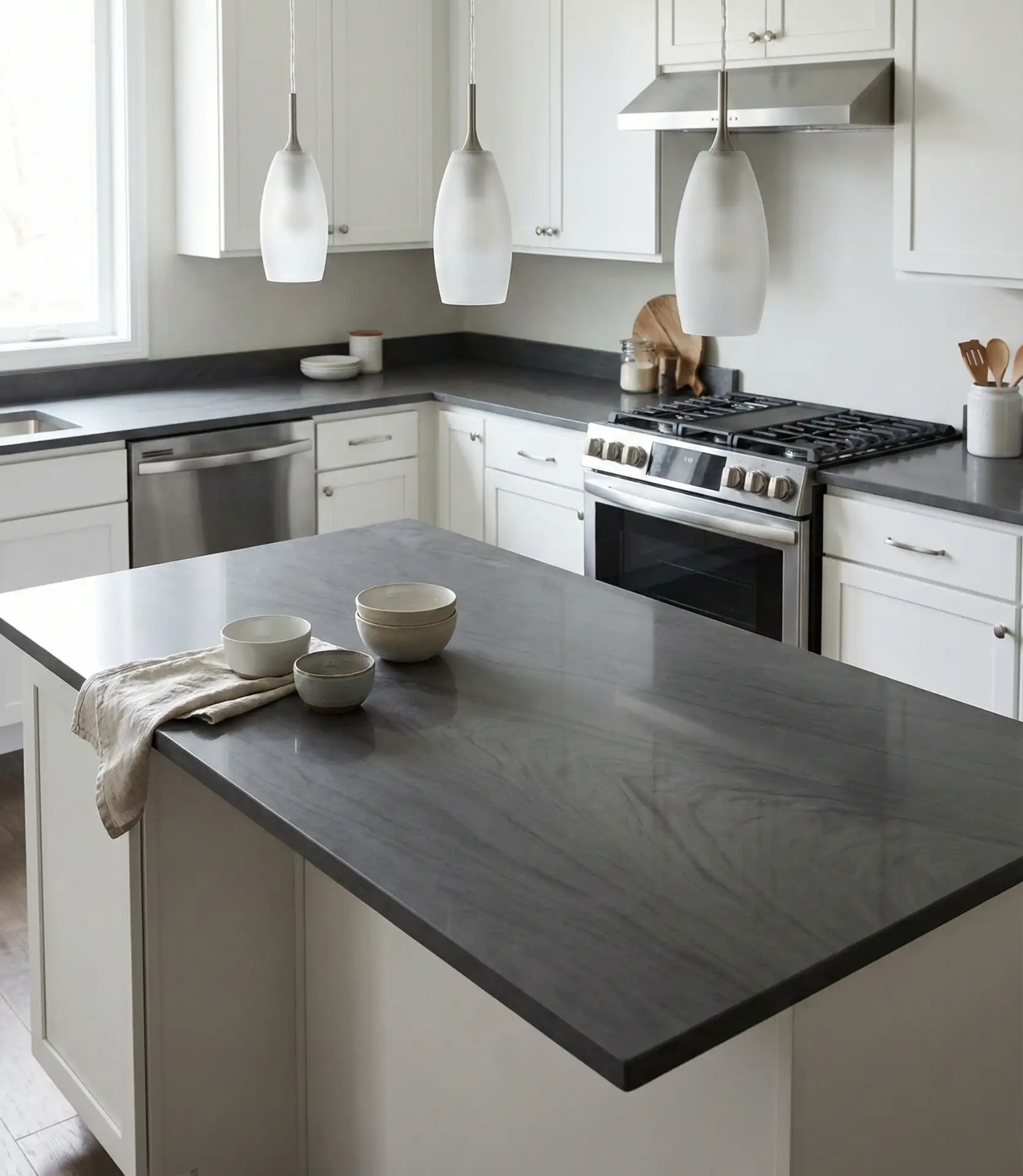 Dark Quartz with Understated Veining 1