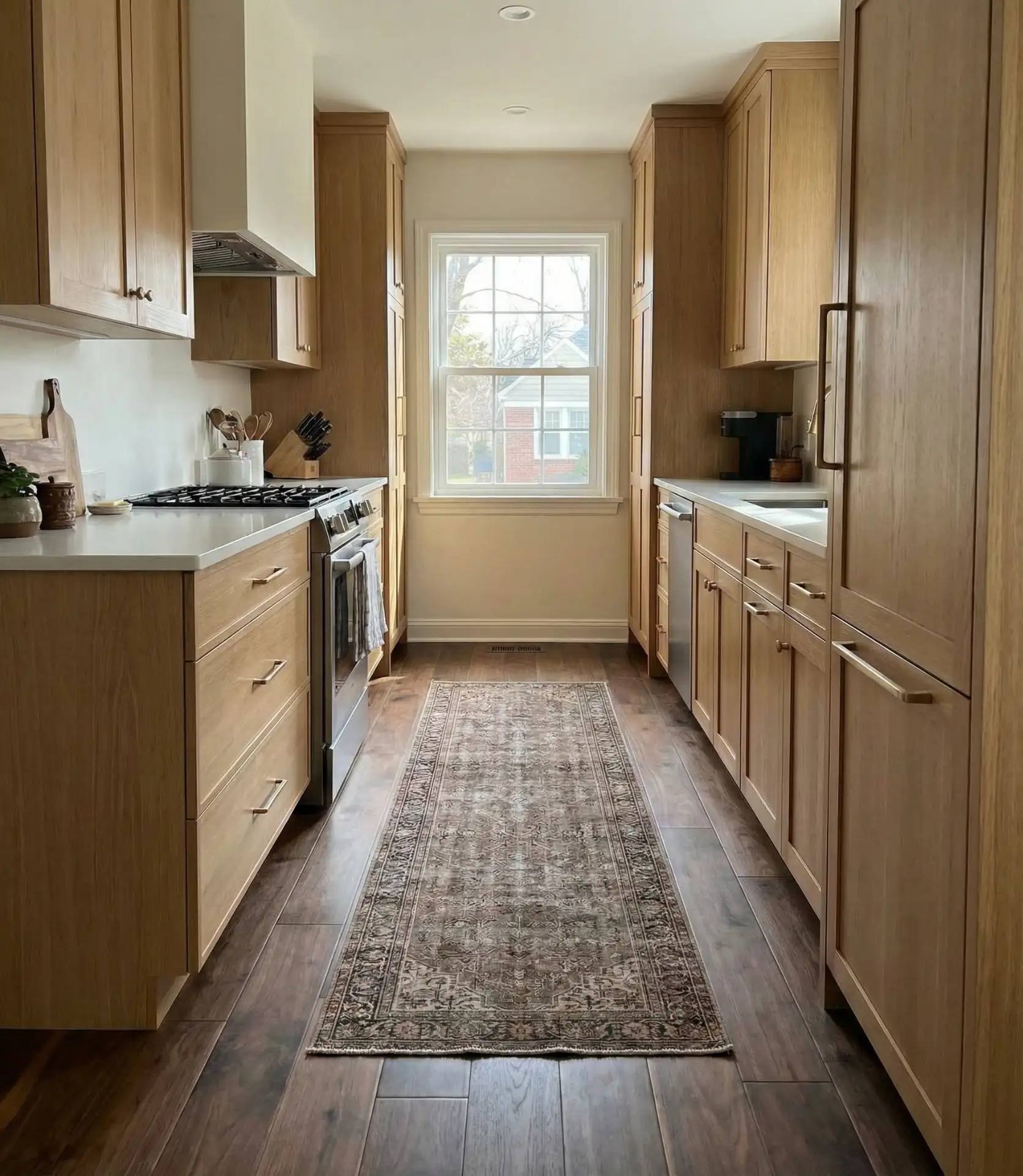 Dark Wood Floors Grounding Effect 2