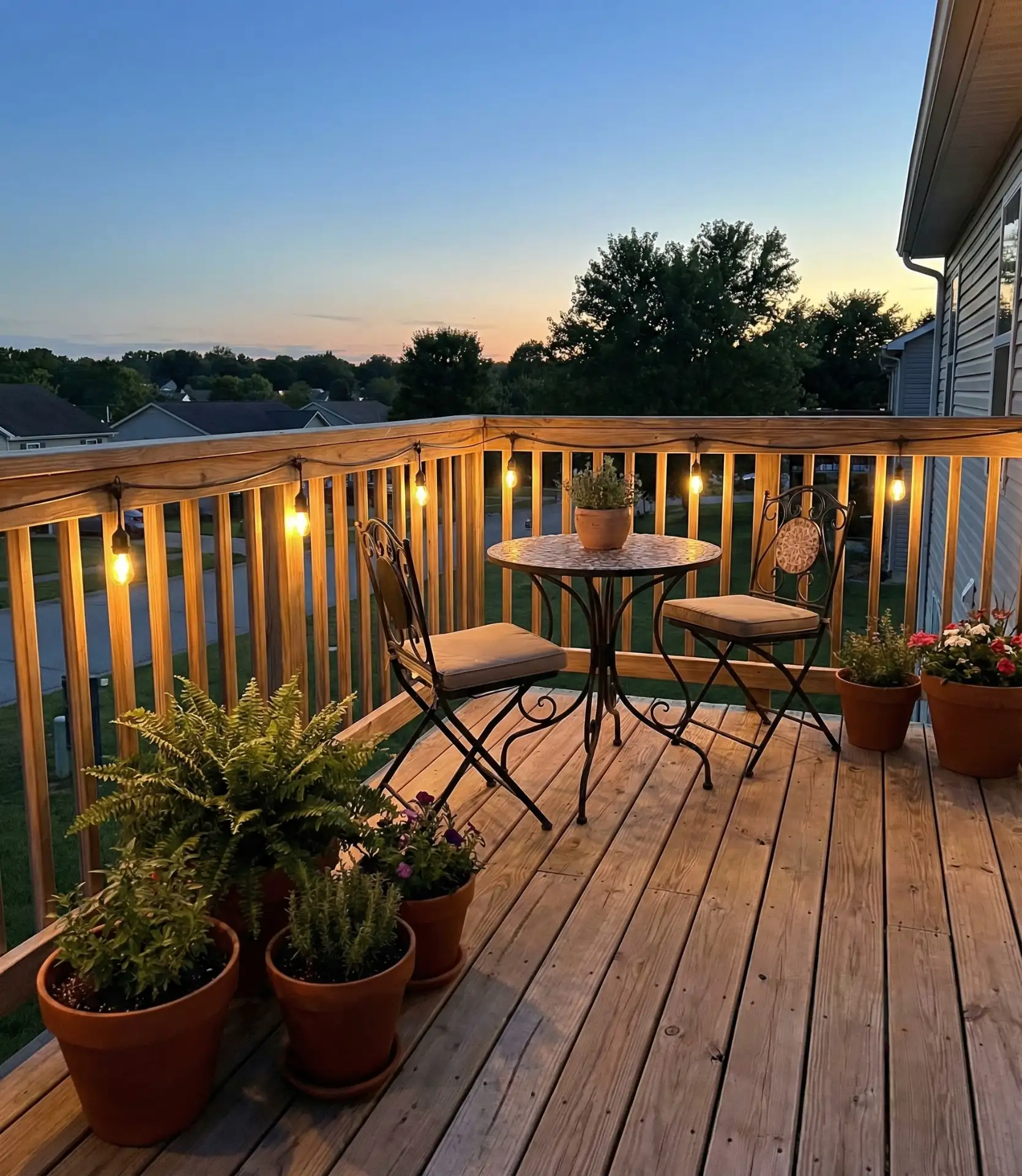 Deck Railing Perimeter Glow 2