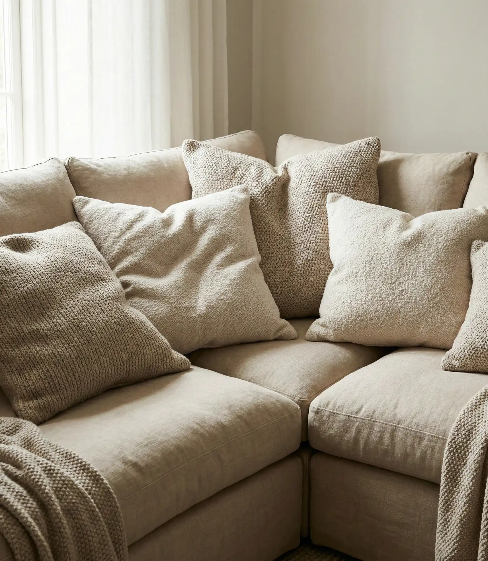 Deep Cushion Sectional for Ultimate Comfort 1