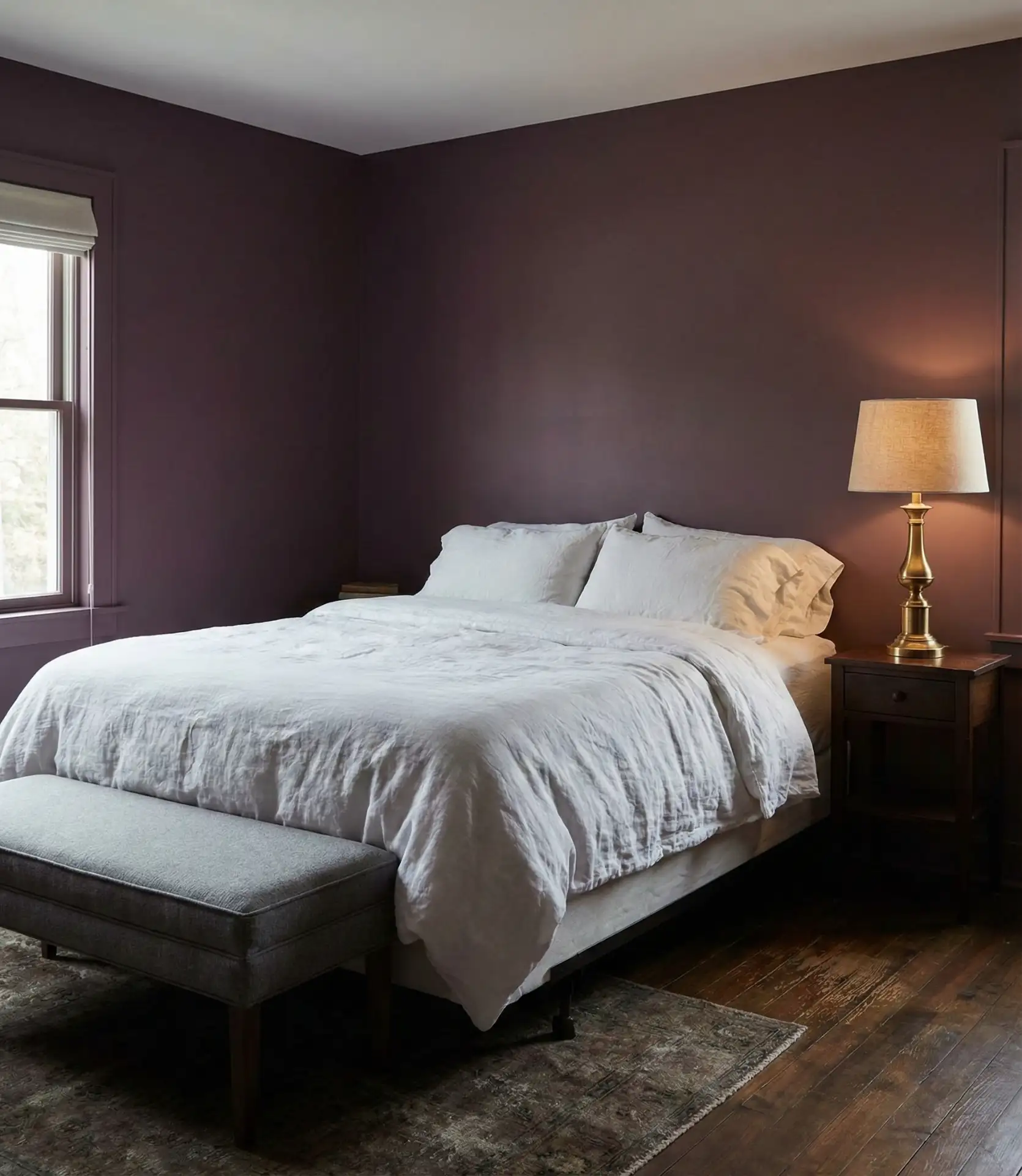 Deep Plum and Warm Grey 1