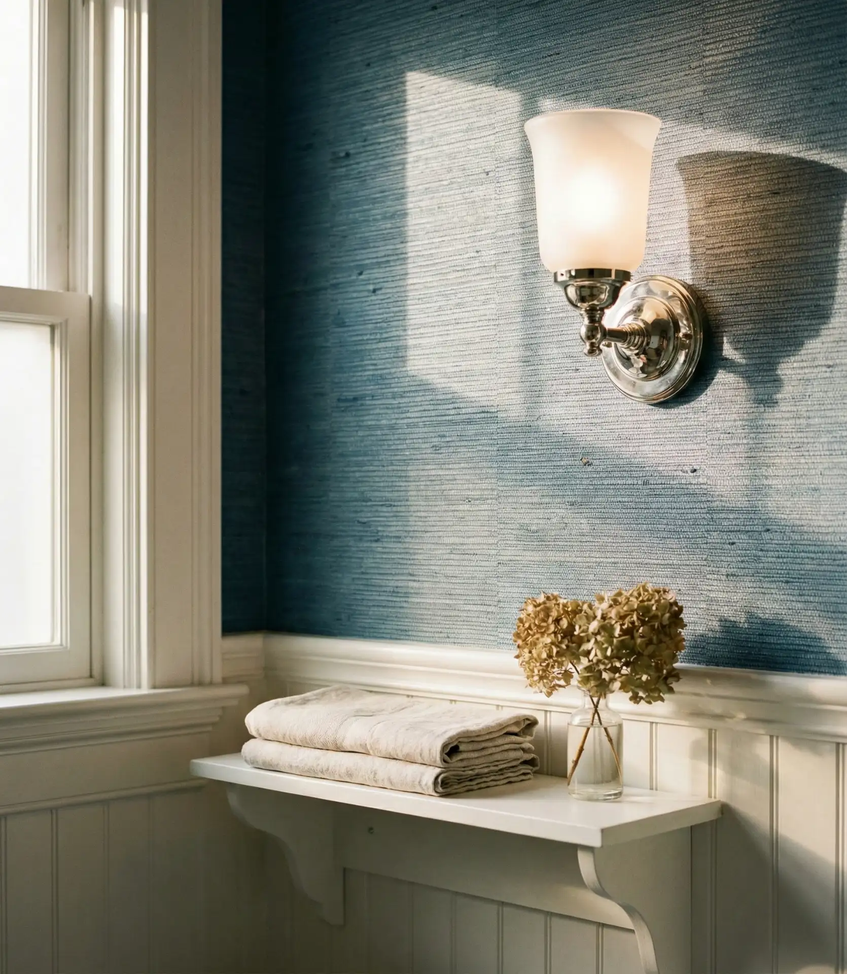 Denim Blue Textured Walls 2