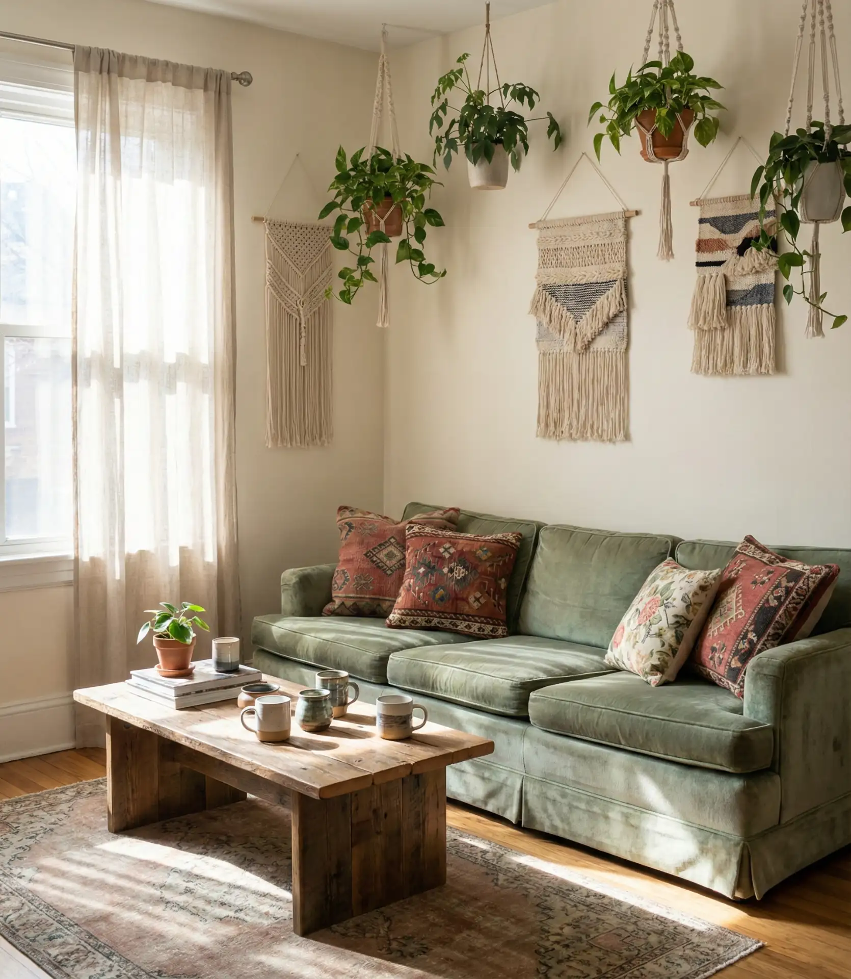 Earthy Green Bohemian Layering 2