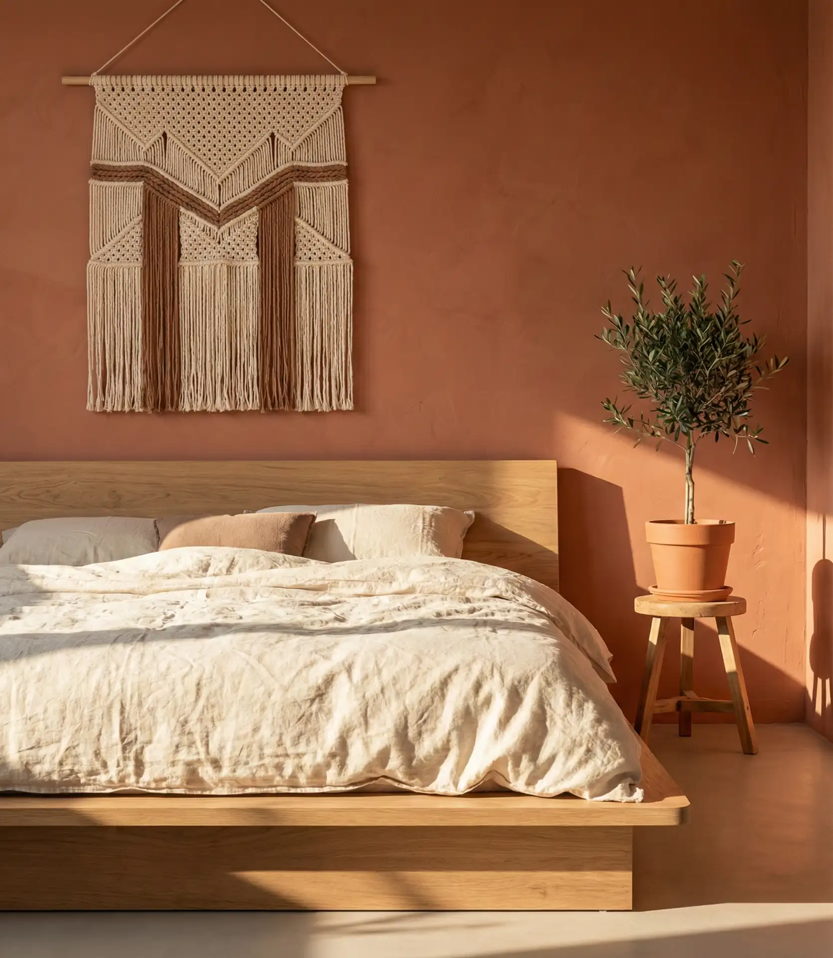 Earthy Terracotta and Cream Layers 1