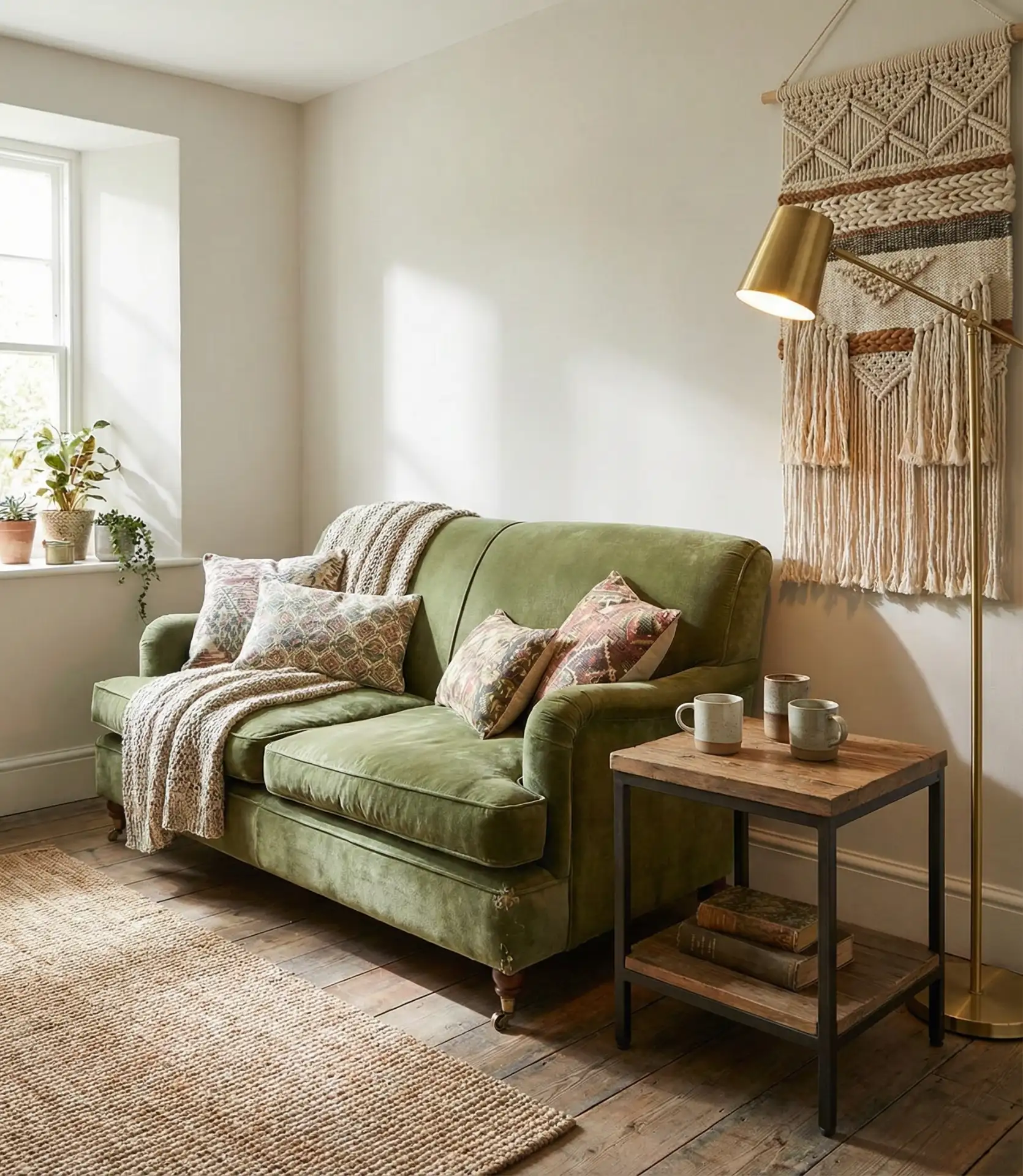 Eclectic Cottage Living Room with Mixed Eras 2