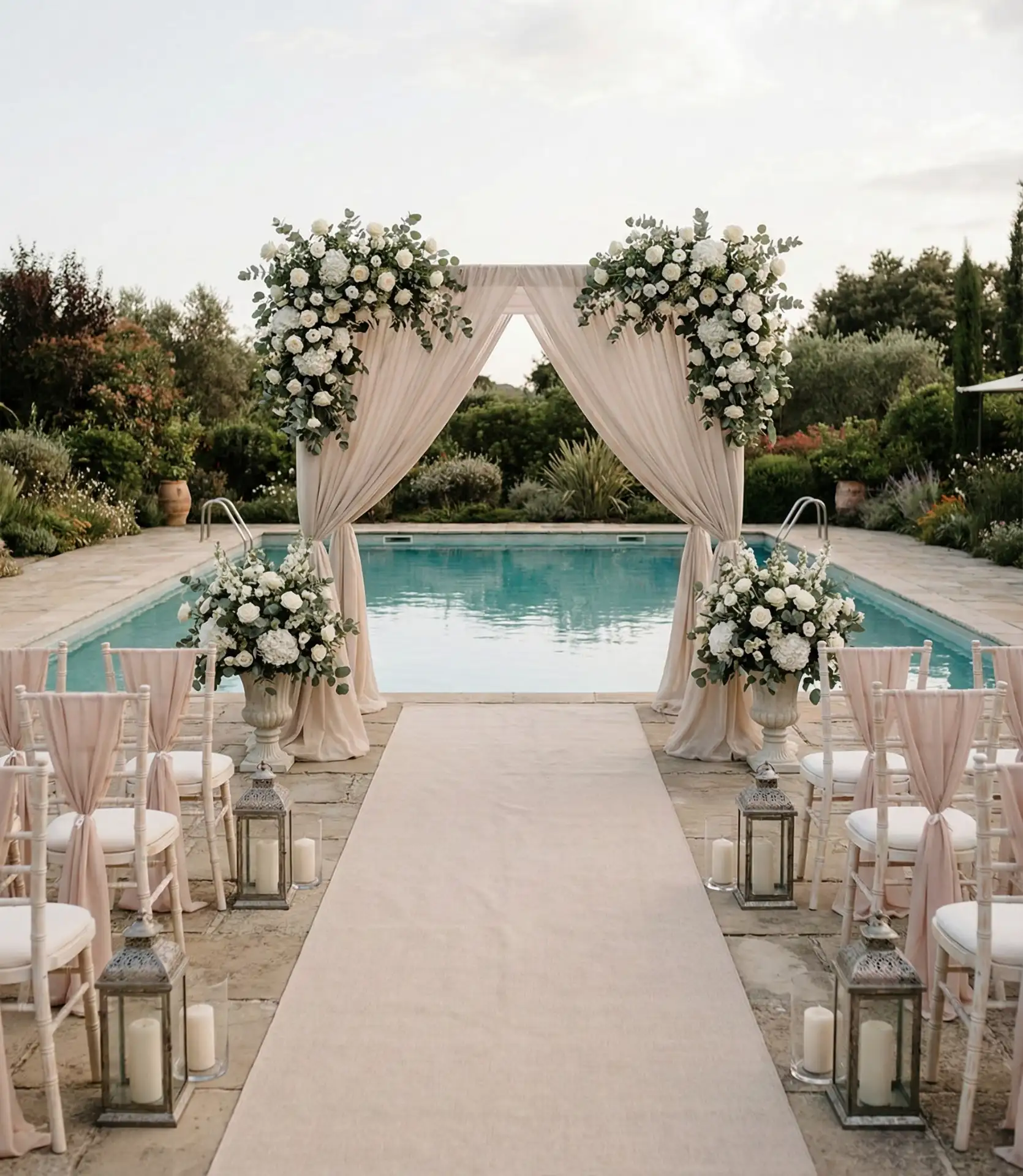 Elegant Wedding Ceremony Backdrop 1