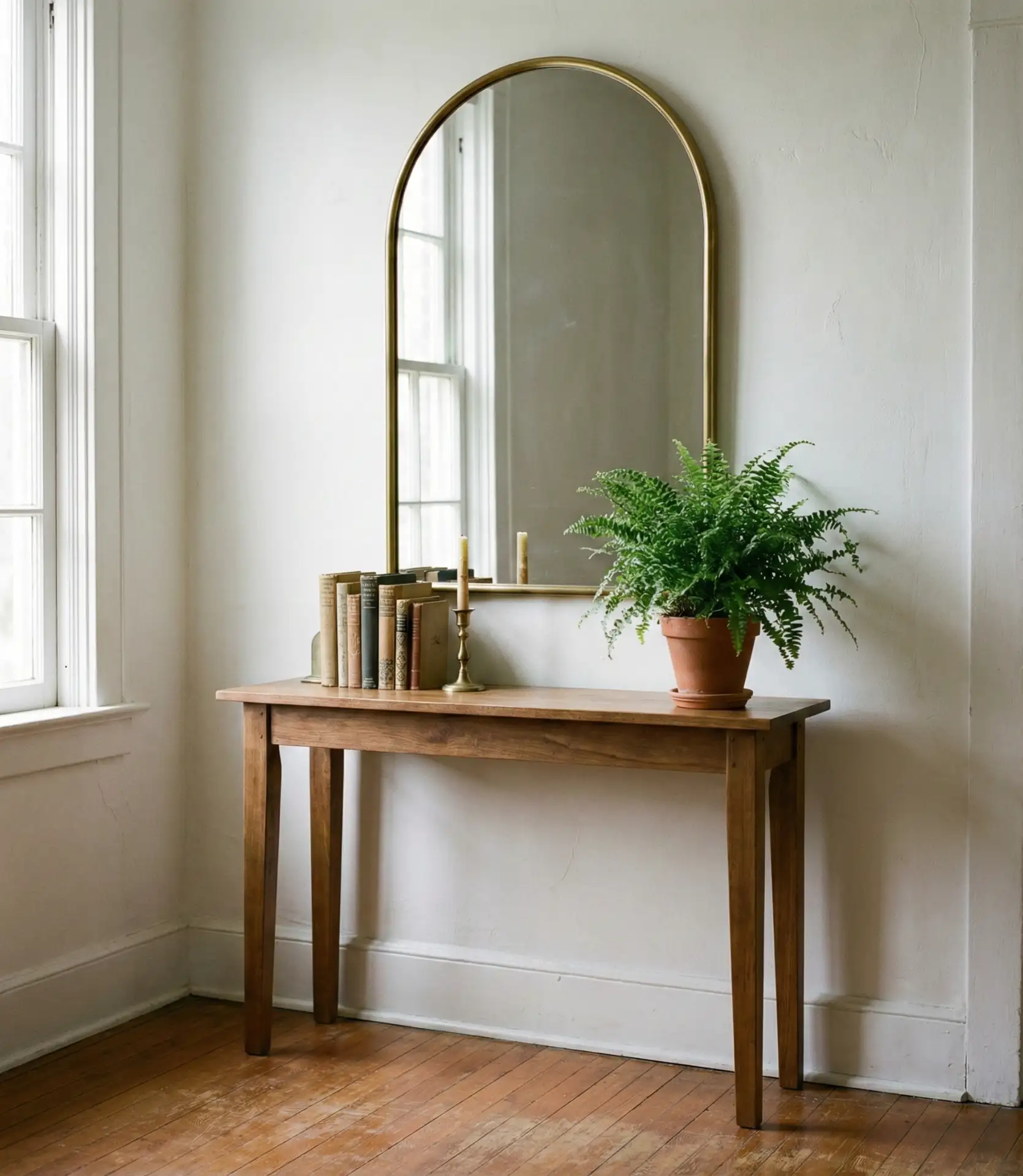 Entryway Table with Layered Decor 1