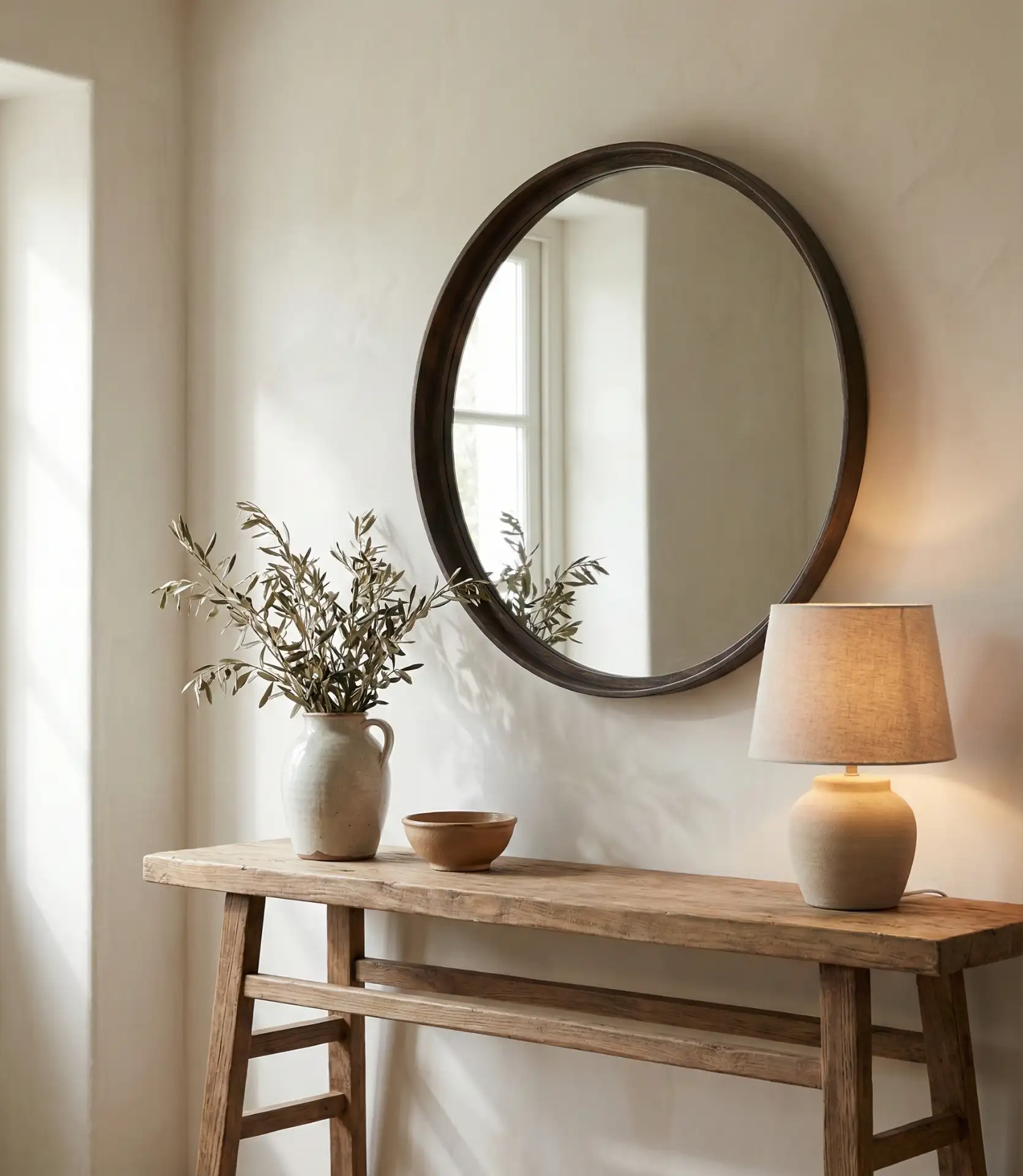 Entryway Table with Layered Decor 2