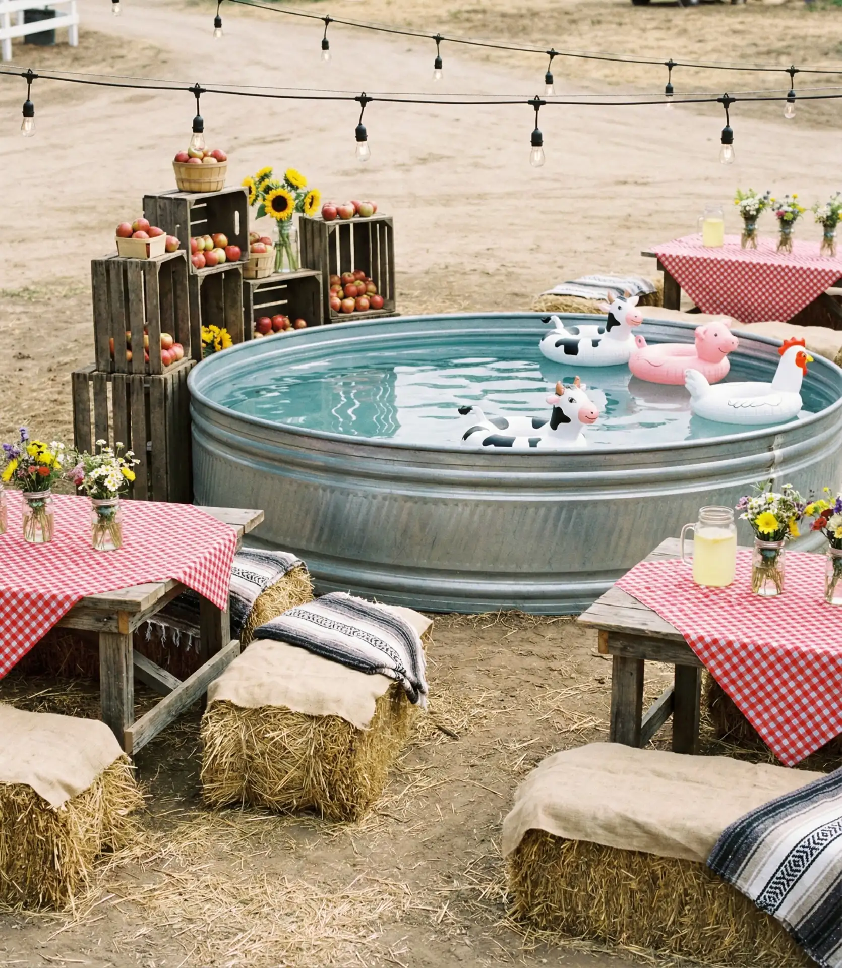 Farm-Themed Poolside Gathering 2