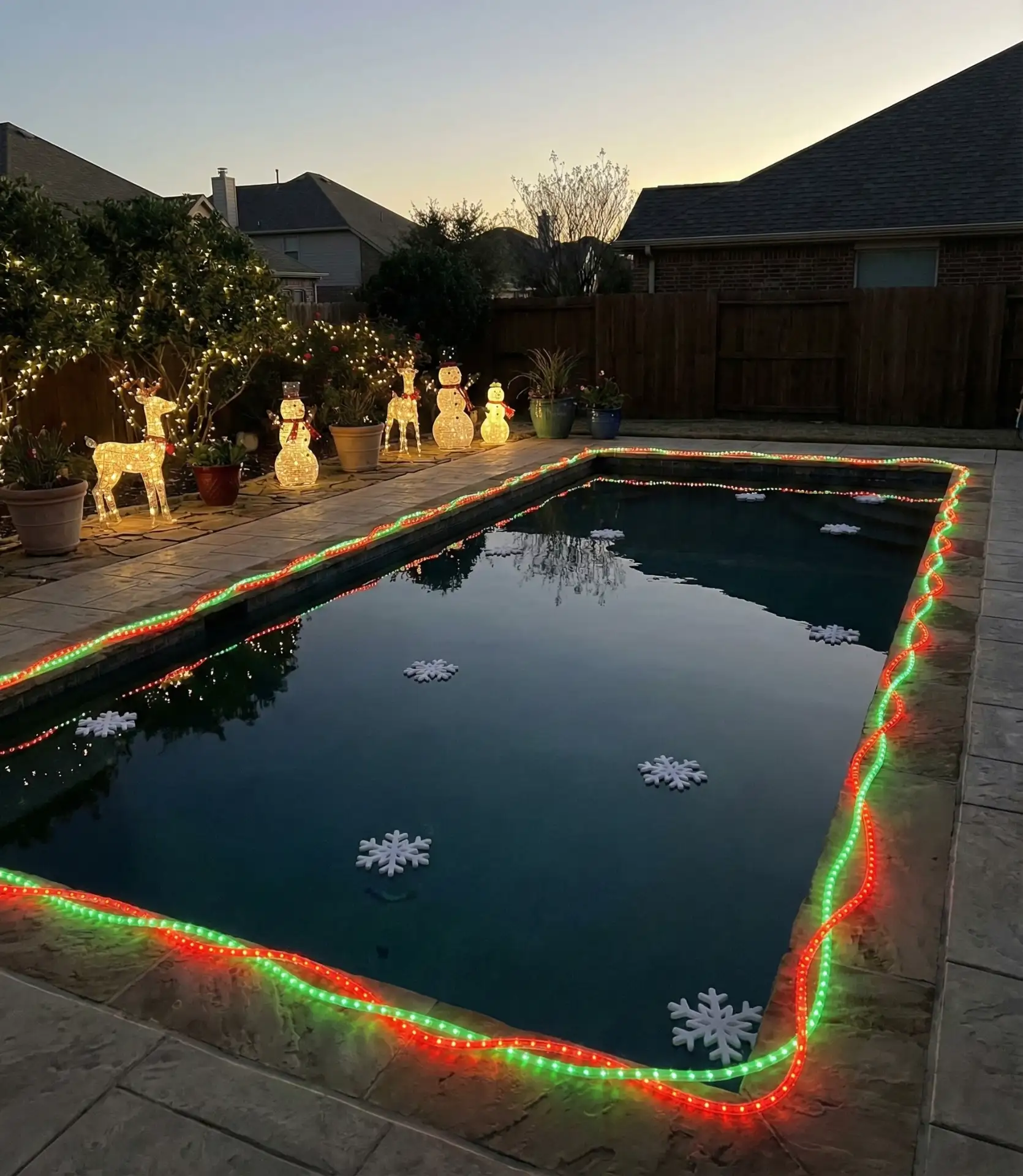 Festive Christmas Light Display 2