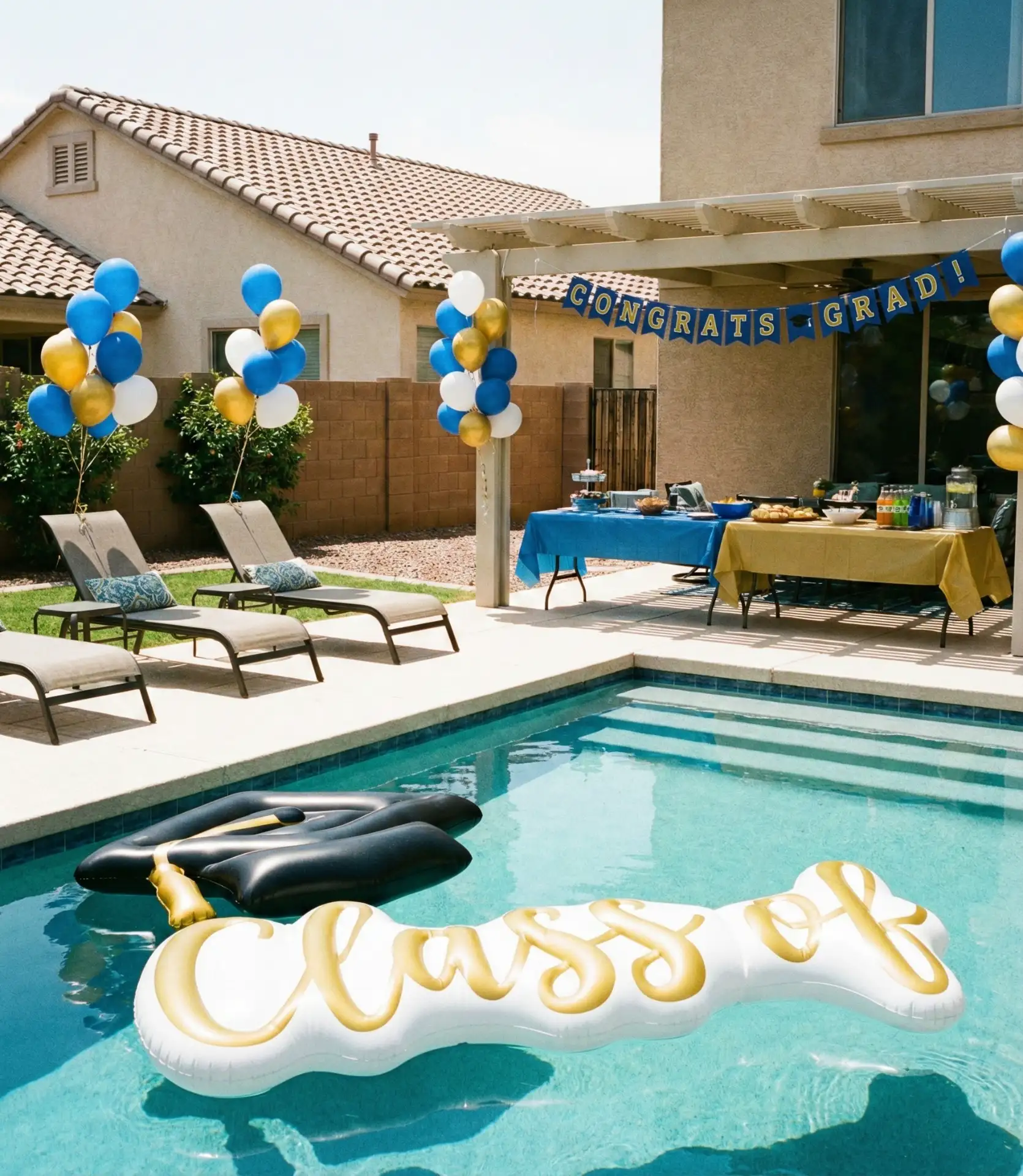 Festive Graduation Pool Party 1
