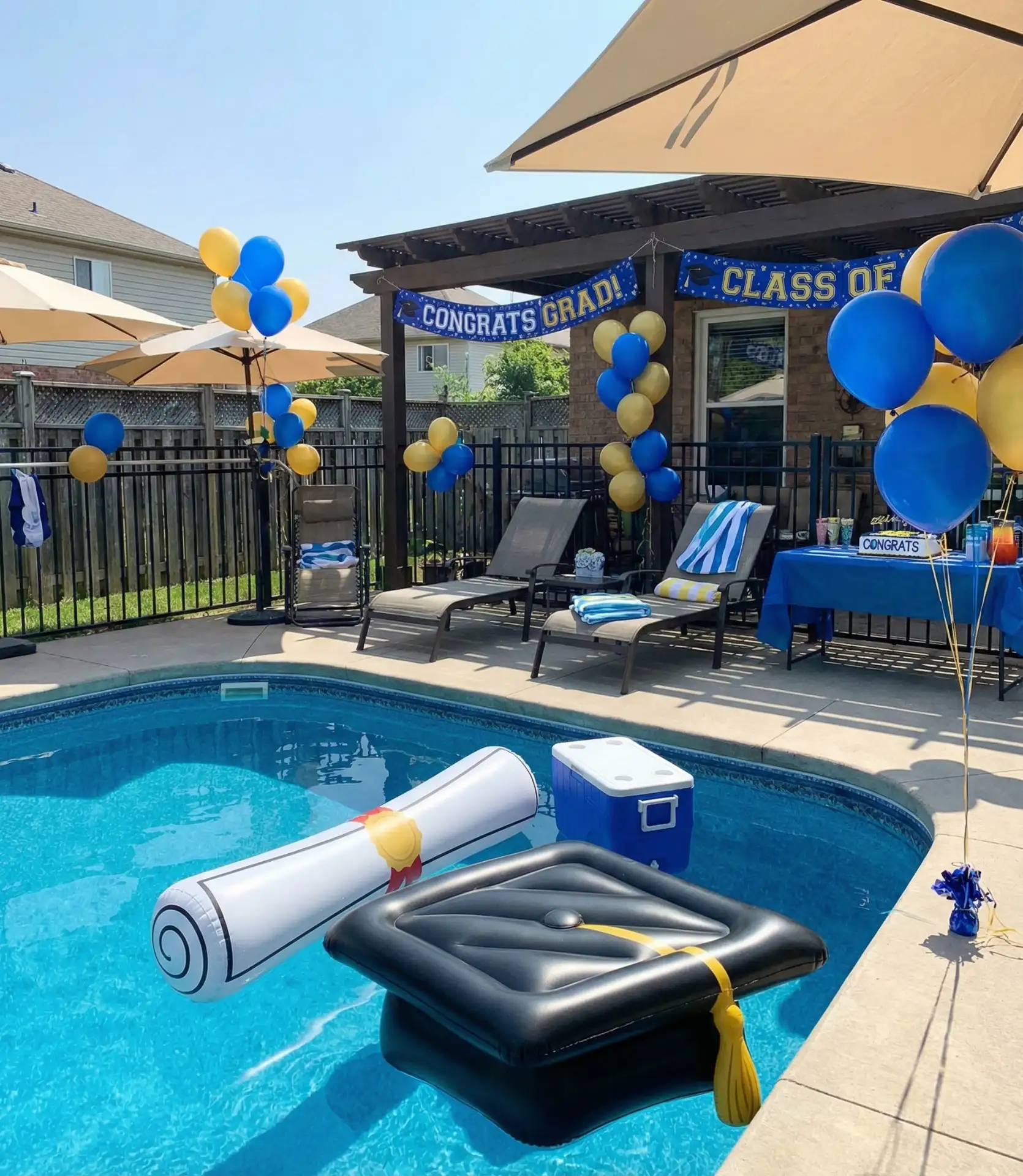 Festive Graduation Pool Party 2