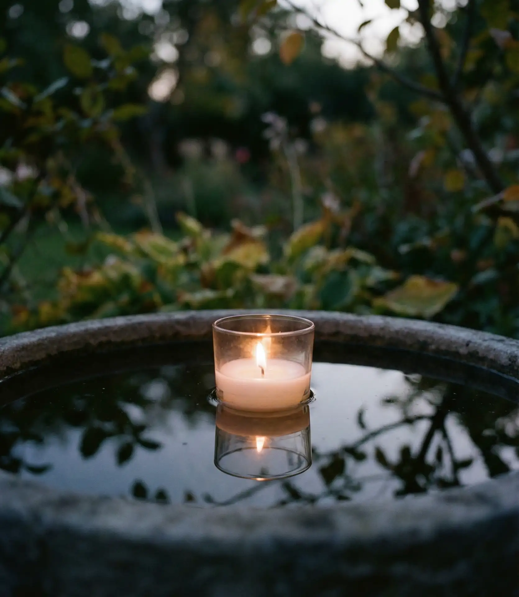 Floating Candle Pond Feature 2