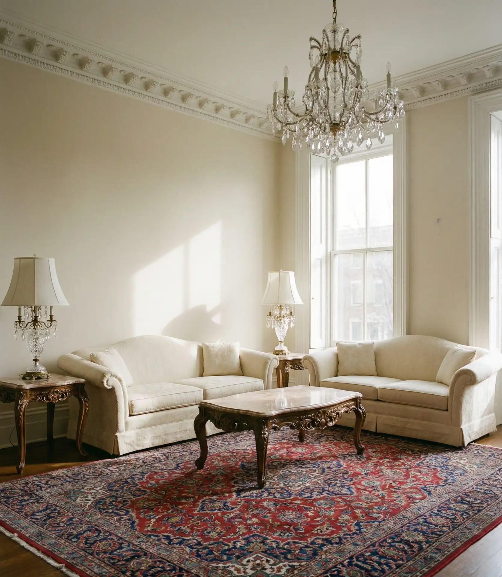 Formal Living Room With Symmetrical Layout 1