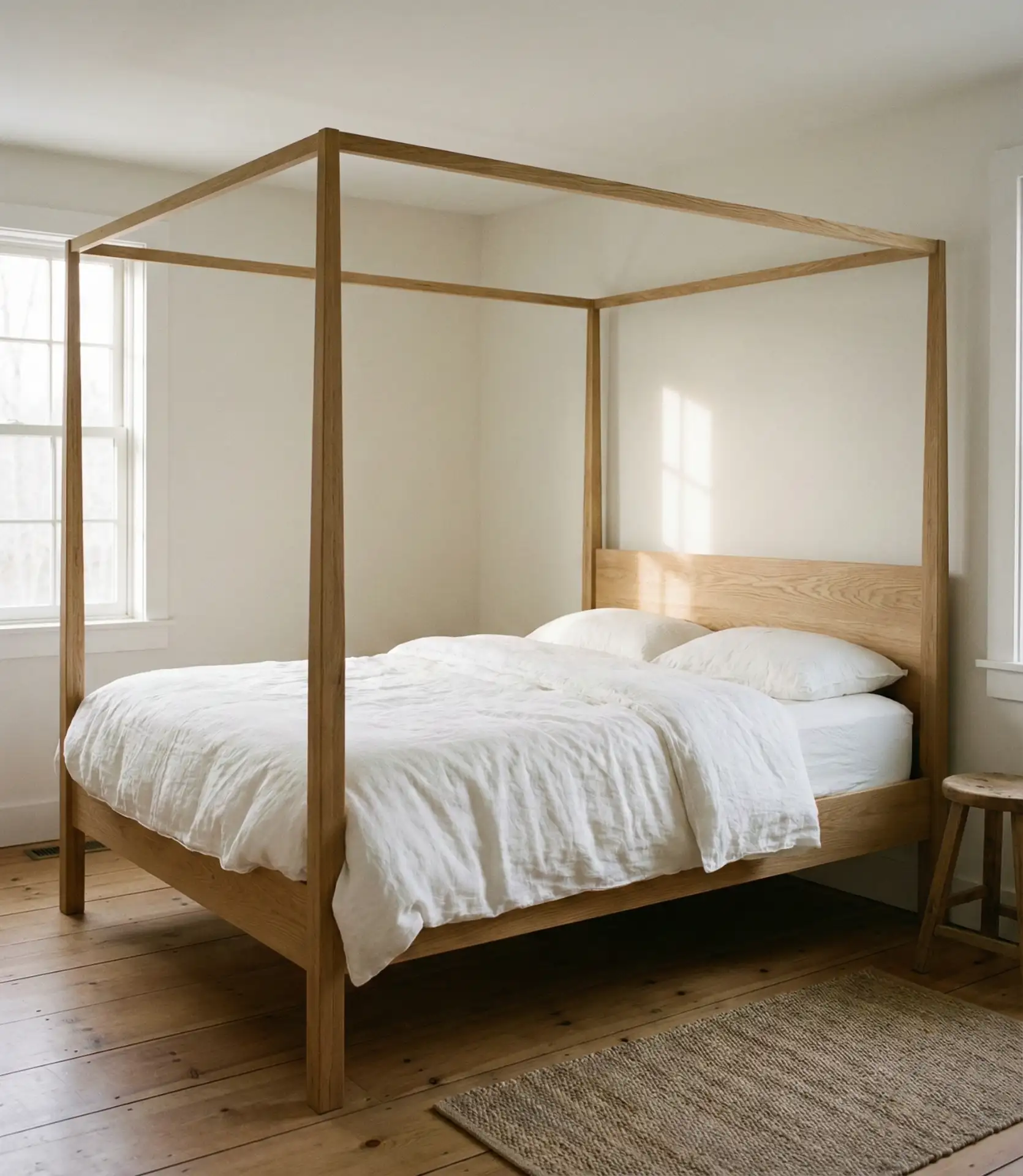 Four-Poster Bed with Simple Lines 1
