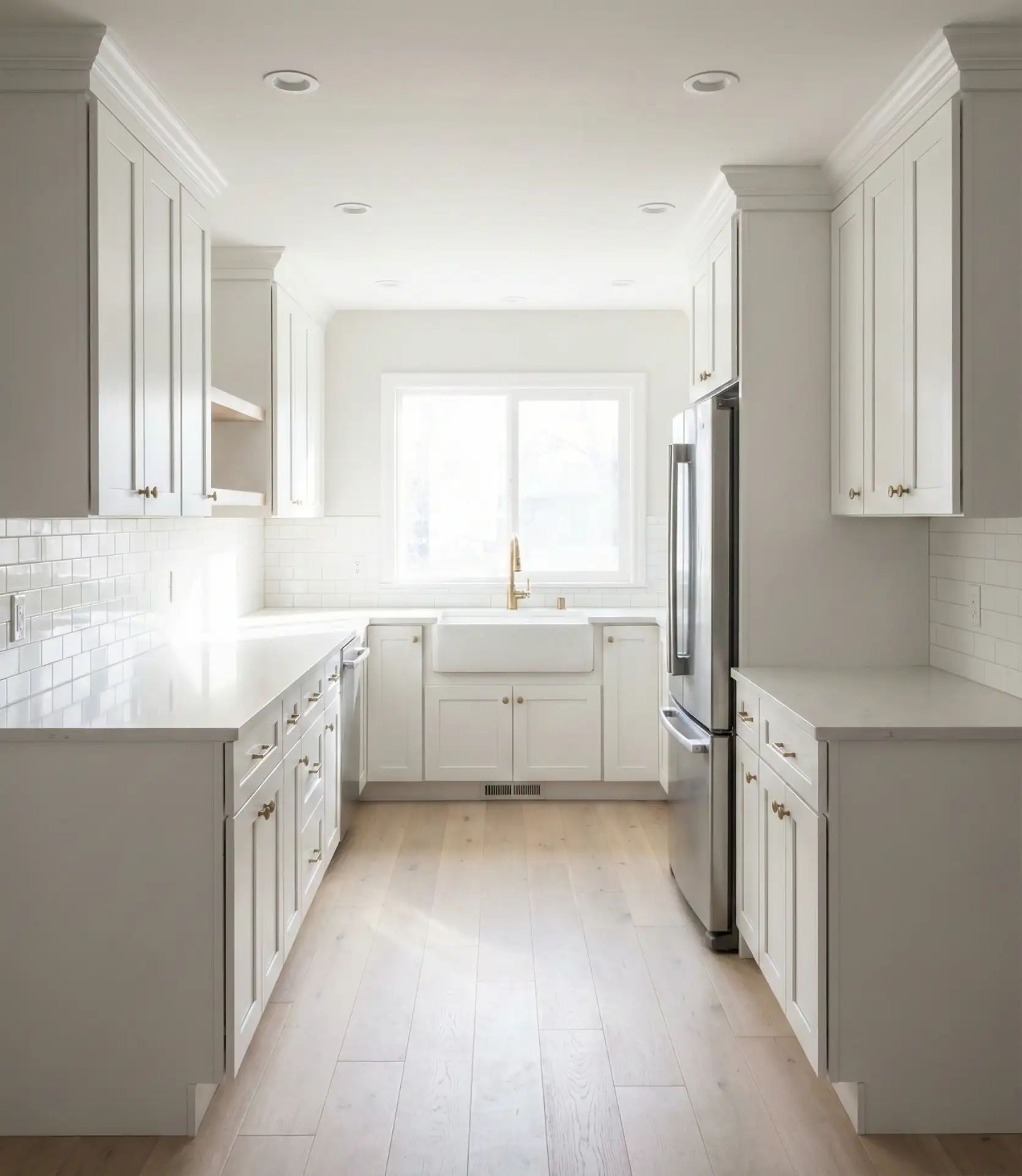 Galley Kitchen Remodel with Smart Layout Changes 2