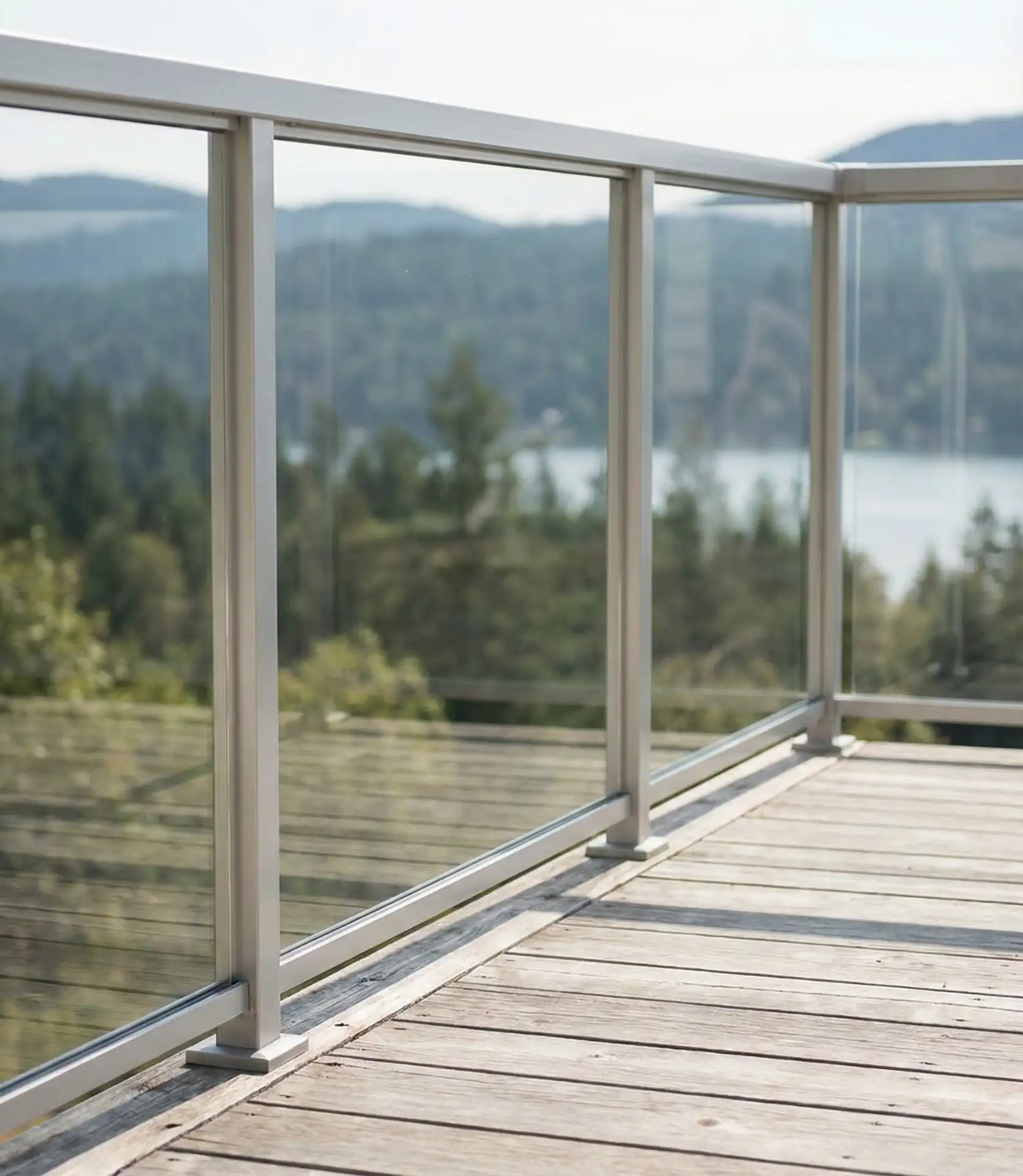 Glass Panel Railing for Unobstructed Views 1